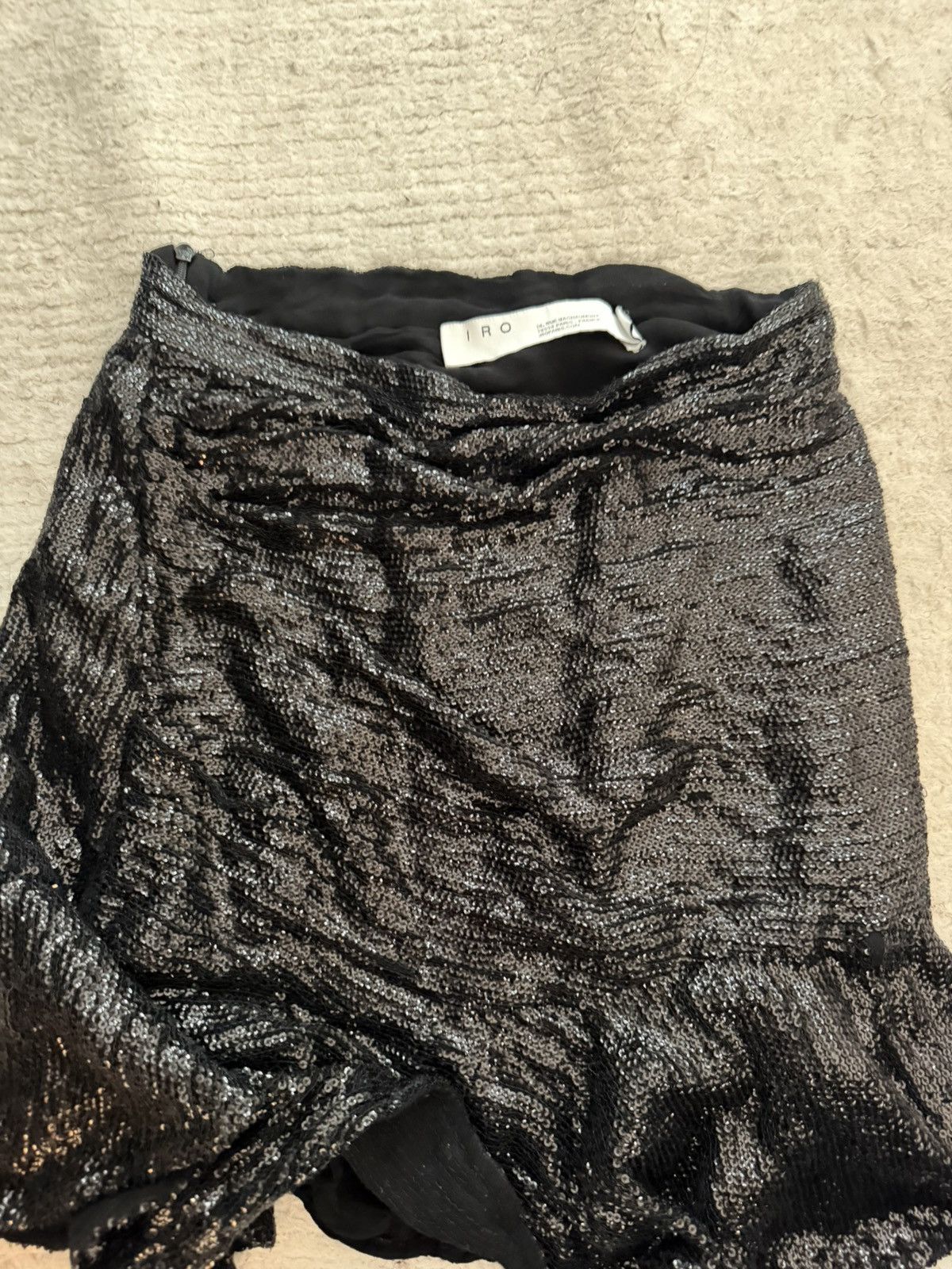 Iro Iro glittery skirt black Size 27" / US 4 / IT 40 - 1 Thumbnail