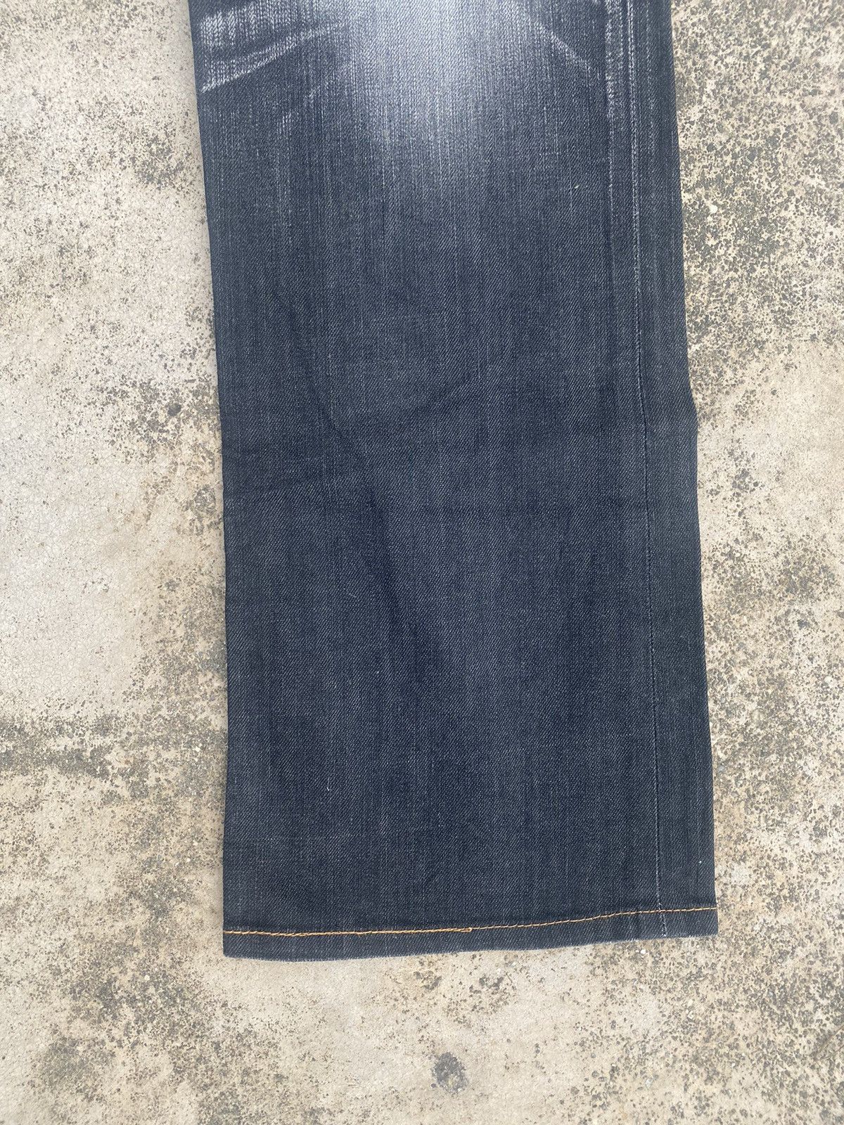 Edwin × Vintage Flare Jeans Vintage y2k Edwin Distress Clawmark Bootcut Size US 35 - 5 Thumbnail