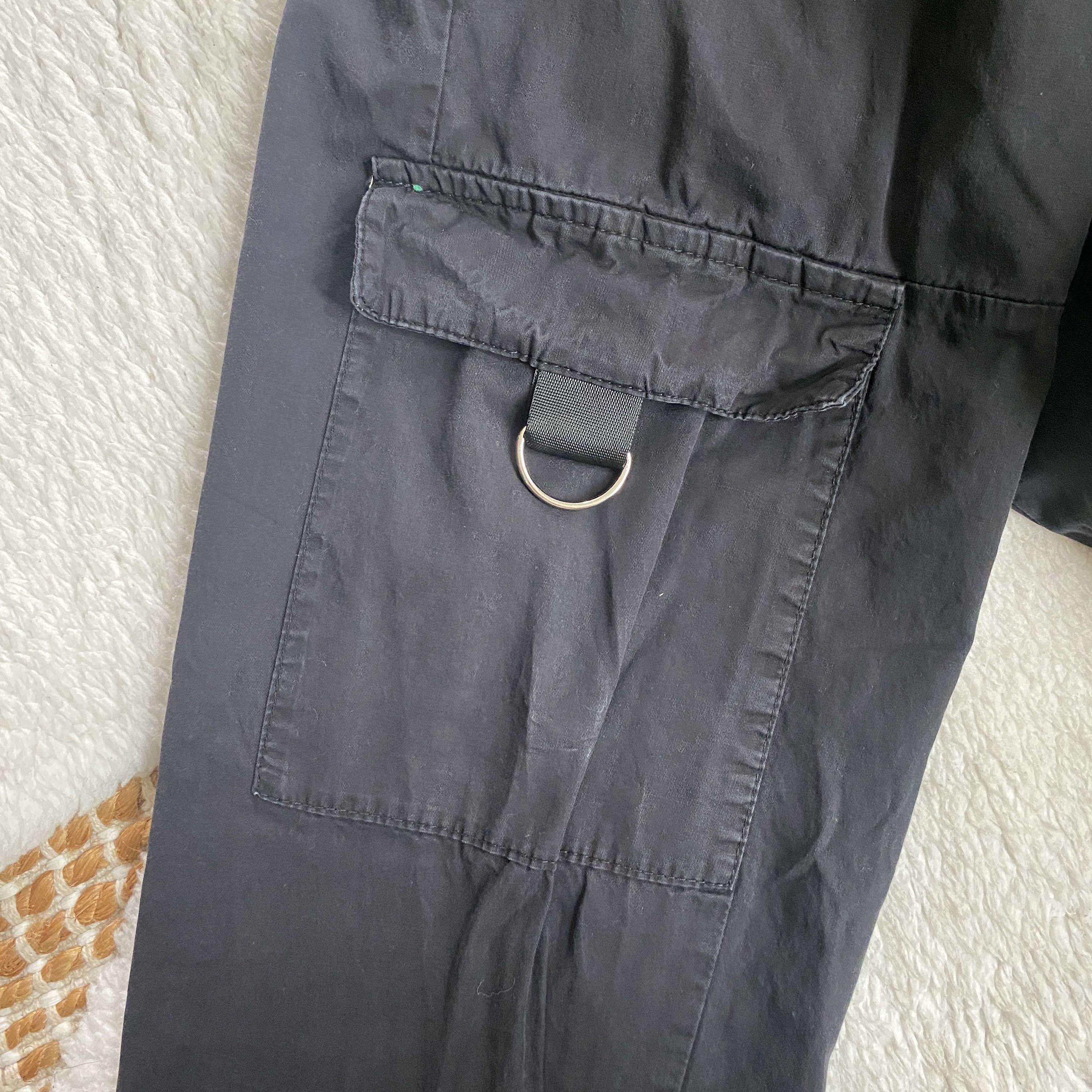 Other Y2K Streetwear Black Cargo Jogger Pants – Size Small Size 27" / US 4 / IT 40 - 2 Thumbnail