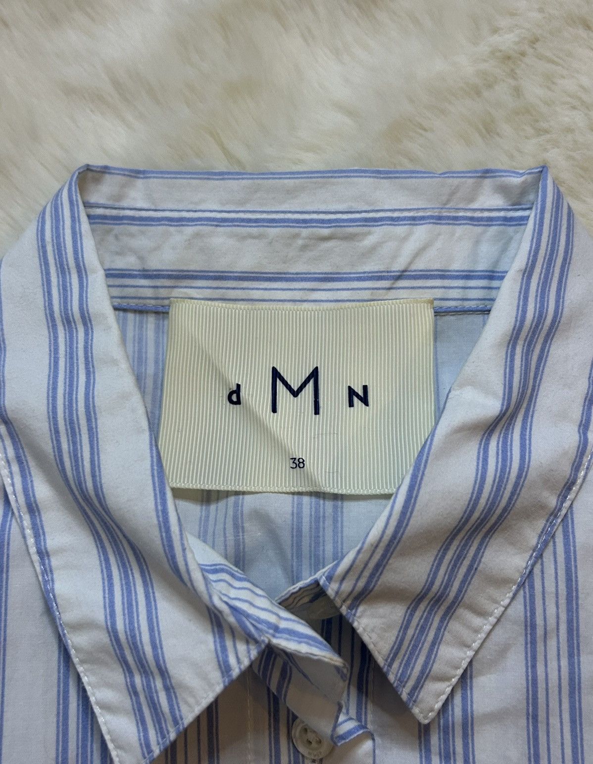 Other DMN Demeure Striped Shirt - Floral Cuff Details - Size 38/M Size M / US 6-8 / IT 42-44 - 6 Thumbnail