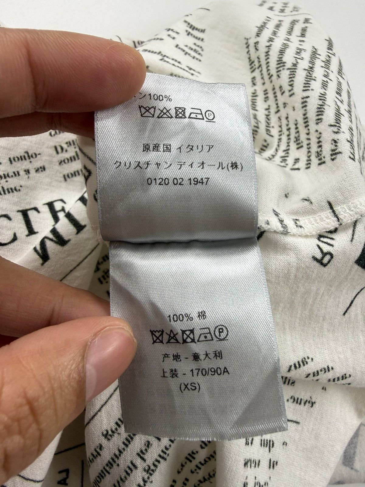 Dior Dior x Daniel Arsham S/S’20 Newspaper Print Tee Size US S / EU 44-46 / 1 - 10 Thumbnail