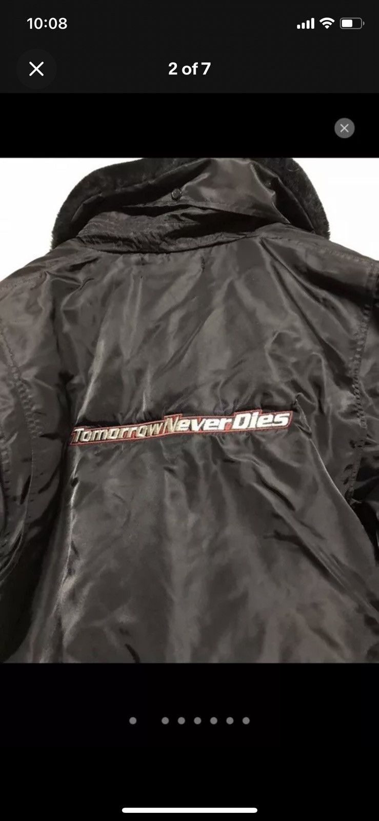 Alpha Industries × Japanese Brand × Vintage 007 tomorrow never dies Jacket bomber Flyer Bond Vintage Size US M / EU 48-50 / 2 - 2 Thumbnail