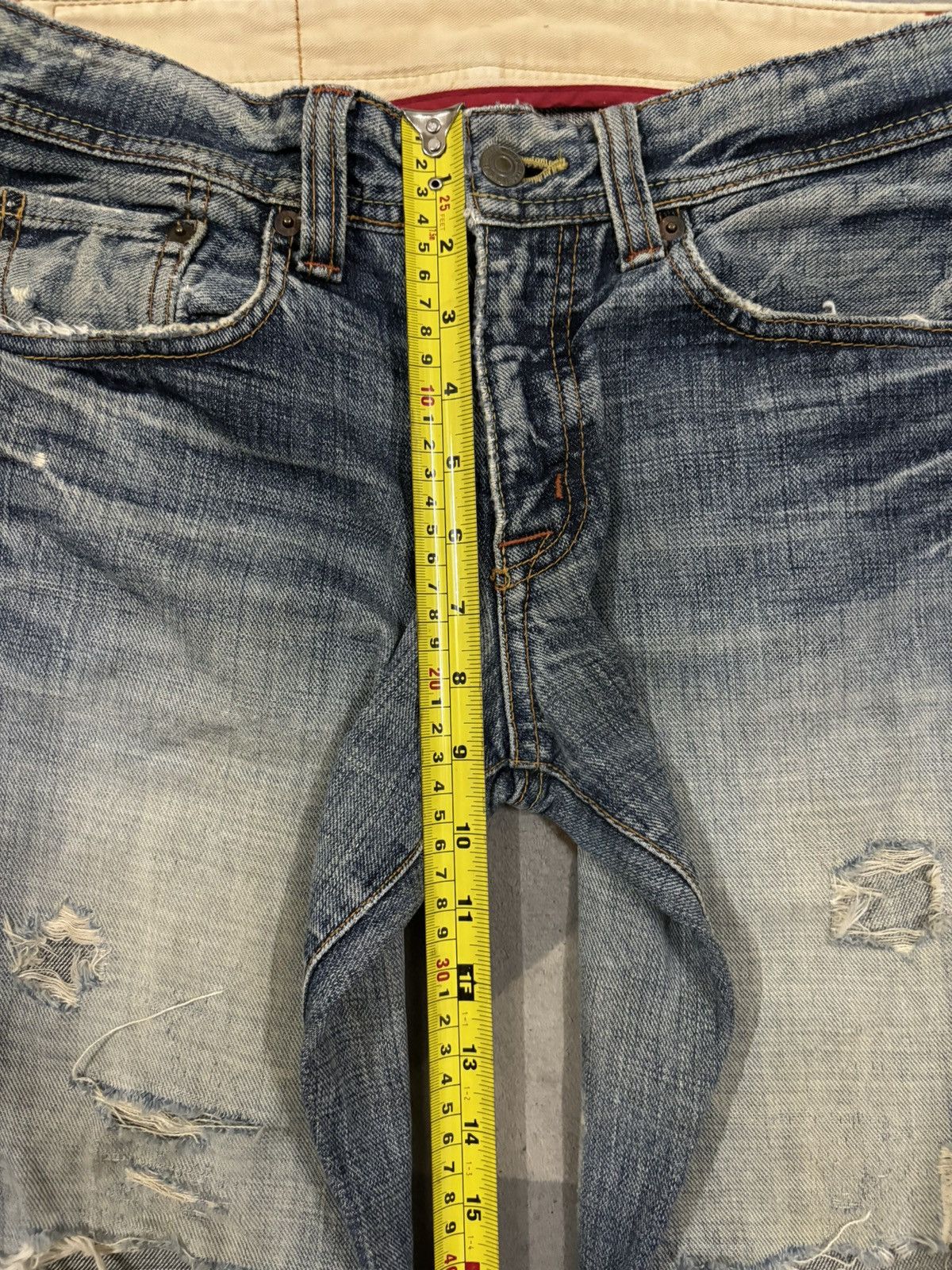 Tornado Mart Vintage Japanese Brand Mud Wash Flare Destroyed Grunge Jeans Size US 30 / EU 46 - 18 Thumbnail
