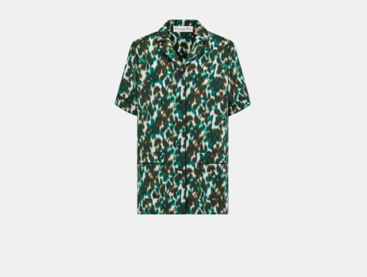 Dior o1w1db10425 351V29A Short-Sleeved Shirt in Multicolor Size M / US 6-8 / IT 42-44 - 1 Thumbnail