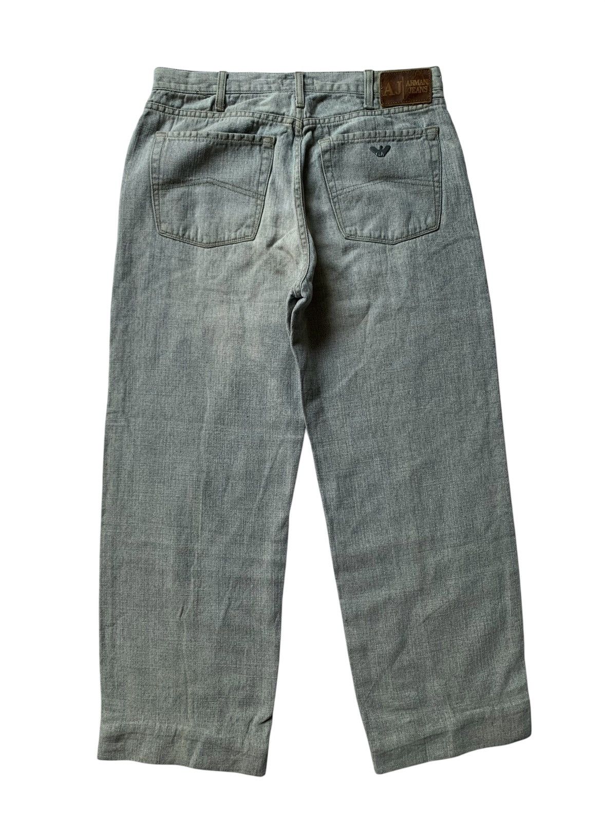 Emporio Armani wide-leg with a distinct colored piping detail down the side Size US 32 / EU 48 - 8 Thumbnail