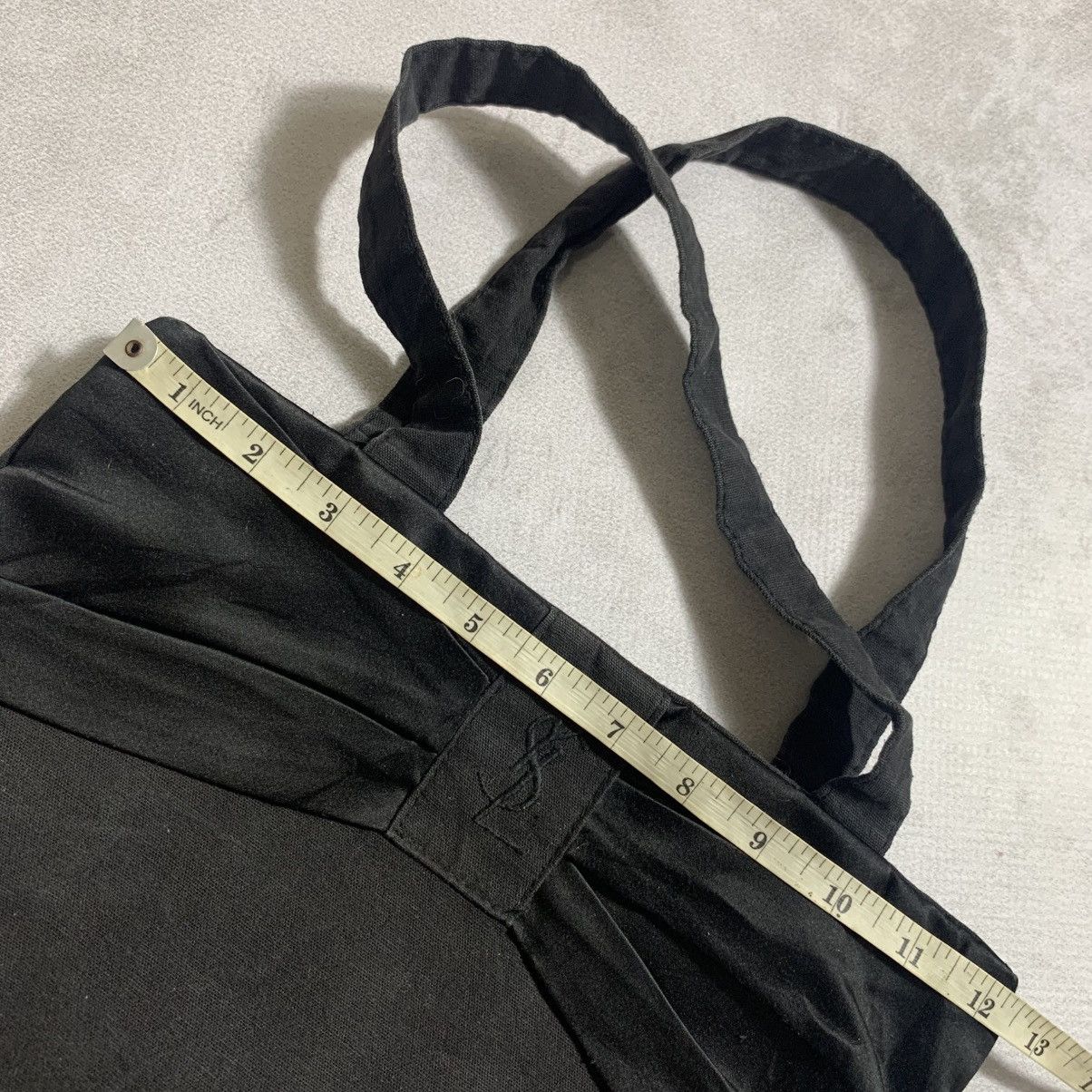 Yves Saint Laurent Yves Saint Laurent Parfums Black Canvas Totebag Size ONE SIZE - 5 Thumbnail
