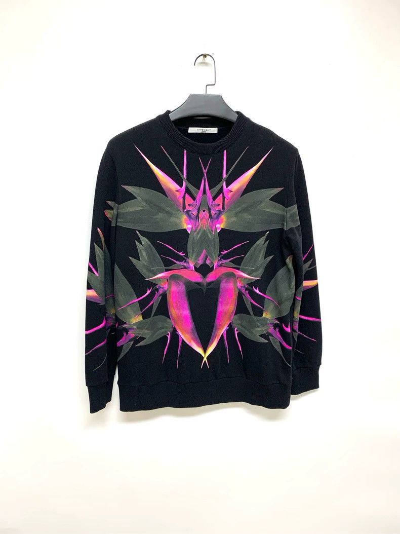 Givenchy Givenchy Paradise Bird Print Hoodie S Size Pure Cotton Mat Size US S / EU 44-46 / 1 - 1 Thumbnail