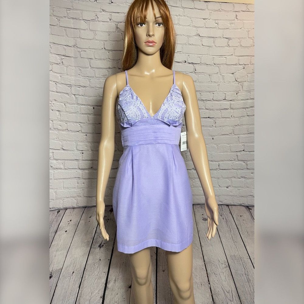 Free People NWT New $250 Free People We Go Together Mini Lilac Zeffer D Size XS / US 0-2 / IT 36-38 - 2 Thumbnail