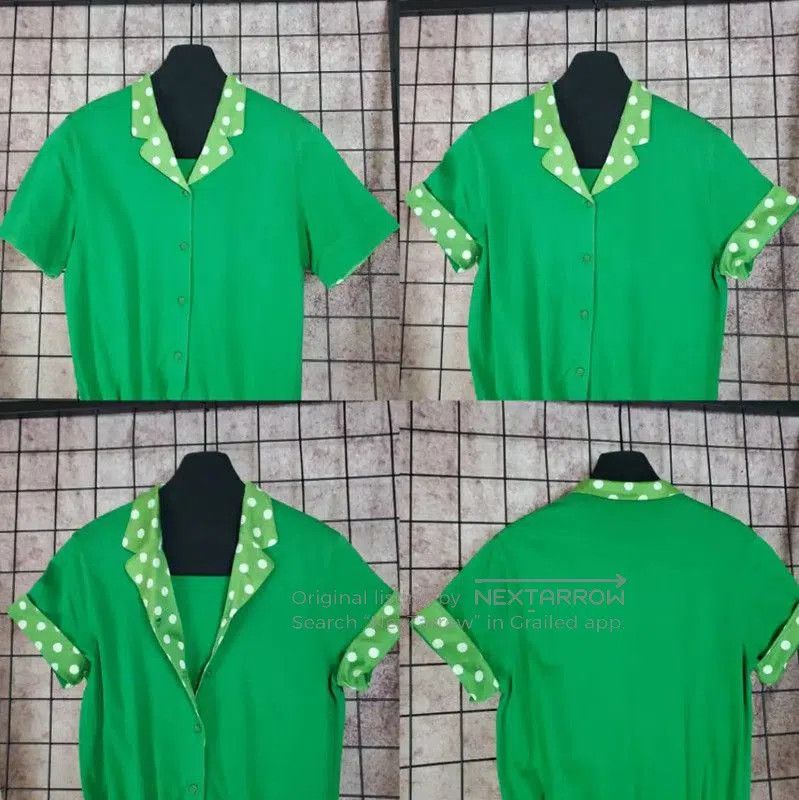 Dior Dior Green Polka Dot Women's T. Size M / US 6-8 / IT 42-44 - 5 Thumbnail
