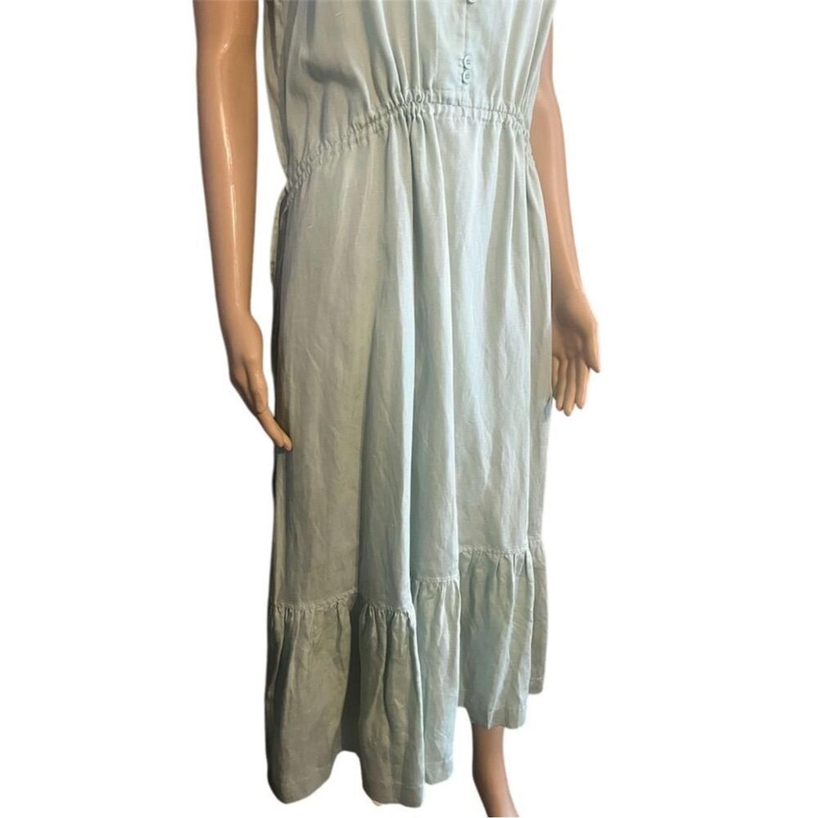 Other Darling Society Midi Sundress Sleeveless Green Summer M Size M / US 6-8 / IT 42-44 - 6 Thumbnail