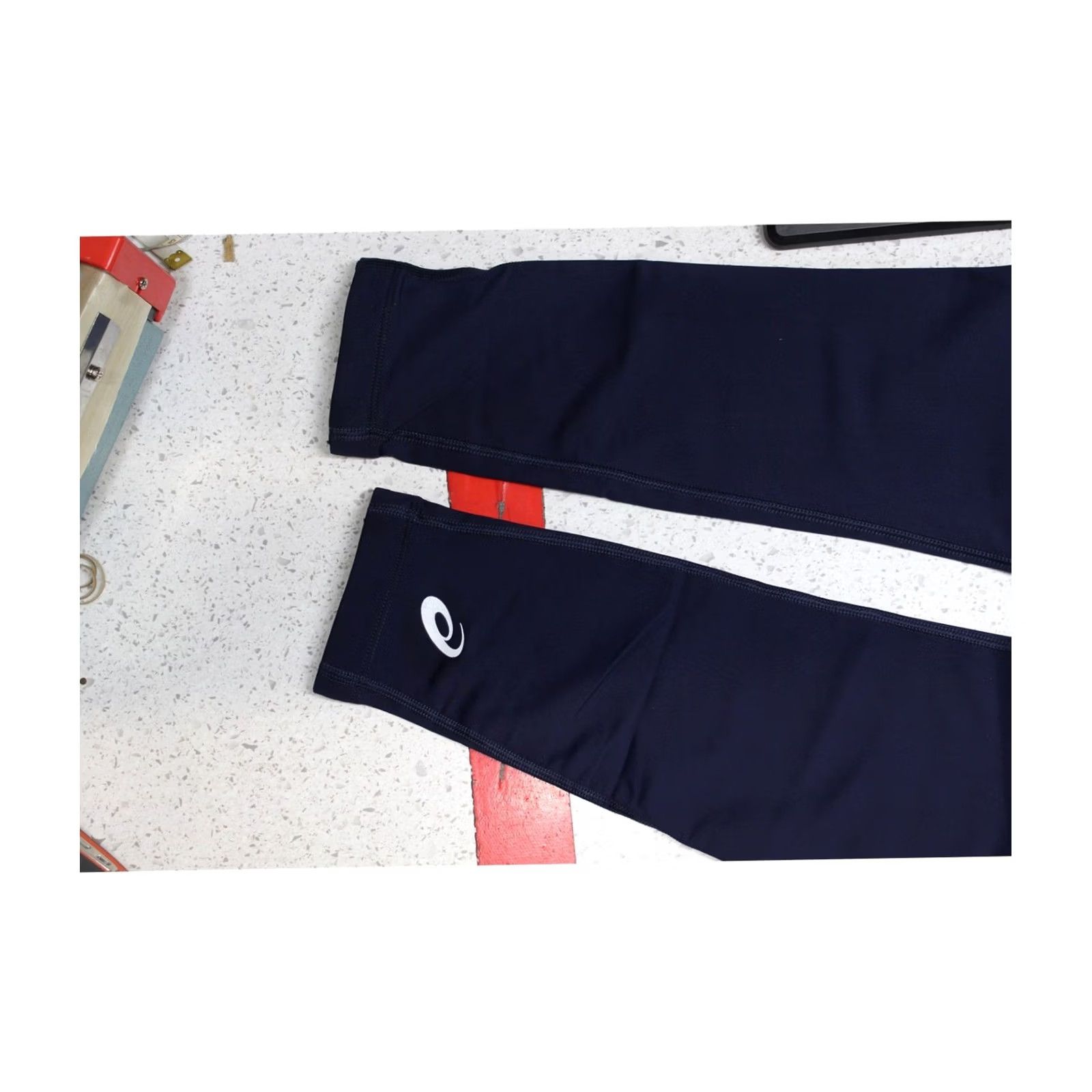 Asics ASICS Mens Team Medley Compression Athletic Pants Navy S Size US 29 - 3 Thumbnail