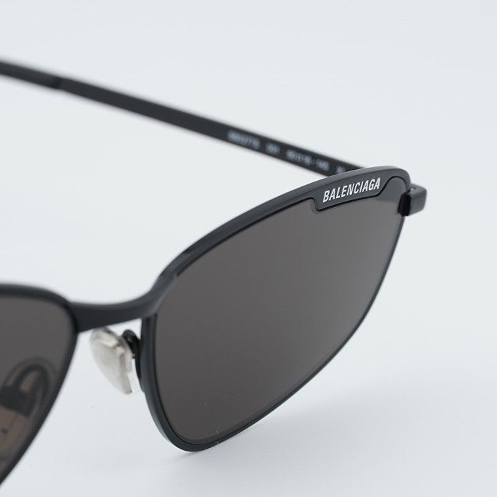 Balenciaga Balenciaga BB0277S 001 Unisex Sunglasses Black Rectangle Size ONE SIZE - 3 Thumbnail