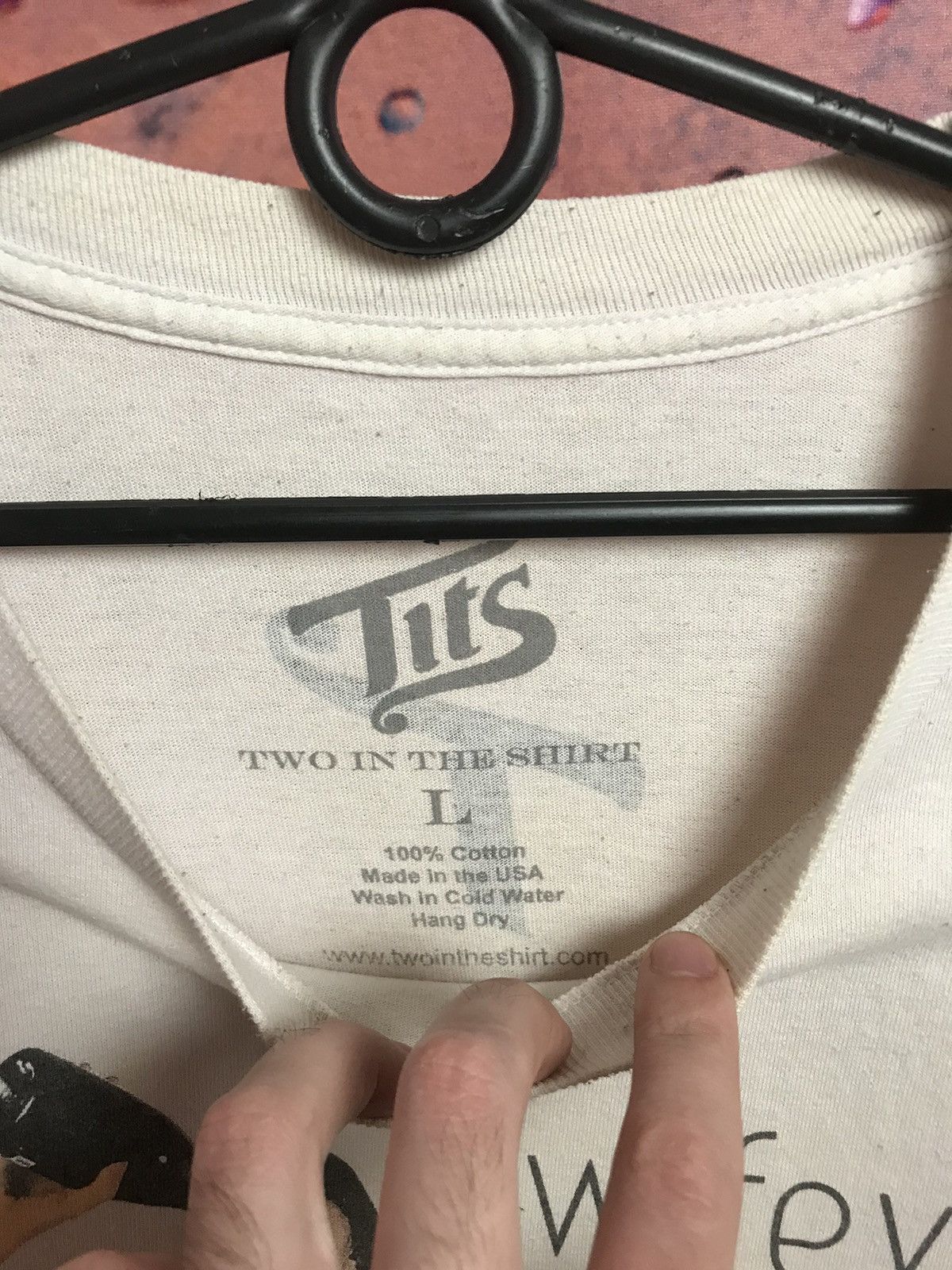 Two In The Shirt Tits Two in The shirts Wifey streetwear tee sexy girl Size US L / EU 52-54 / 3 - 4 Thumbnail