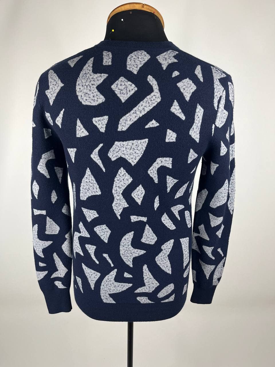 Burberry Burberry Brit Men Wool Printed Sweater Size M (0617) Size US M / EU 48-50 / 2 - 3 Thumbnail