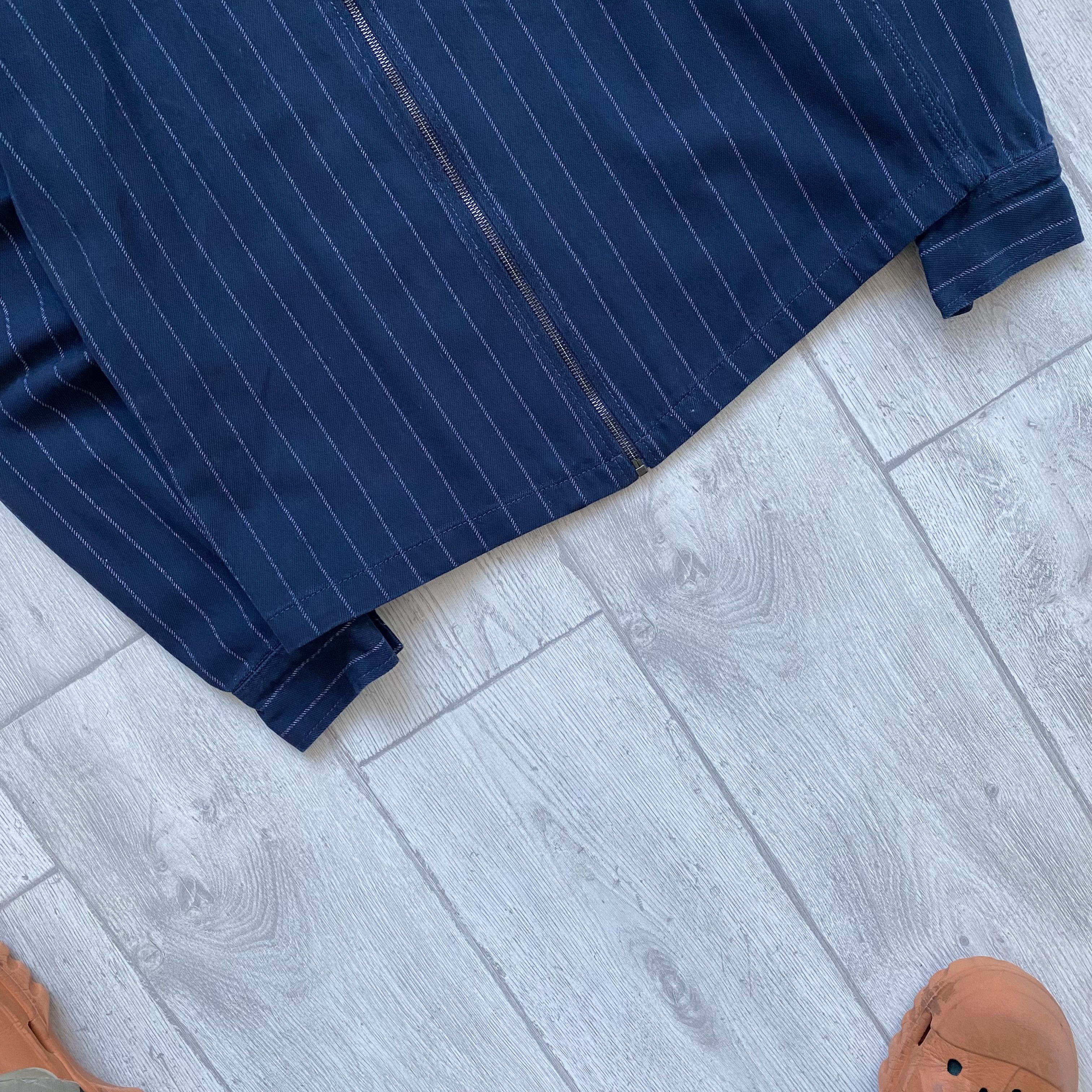 Japanese Brand 🔥Hand Made Japan Striped Jeans Overshrit Jacket INDICODE Size US M / EU 48-50 / 2 - 4 Thumbnail