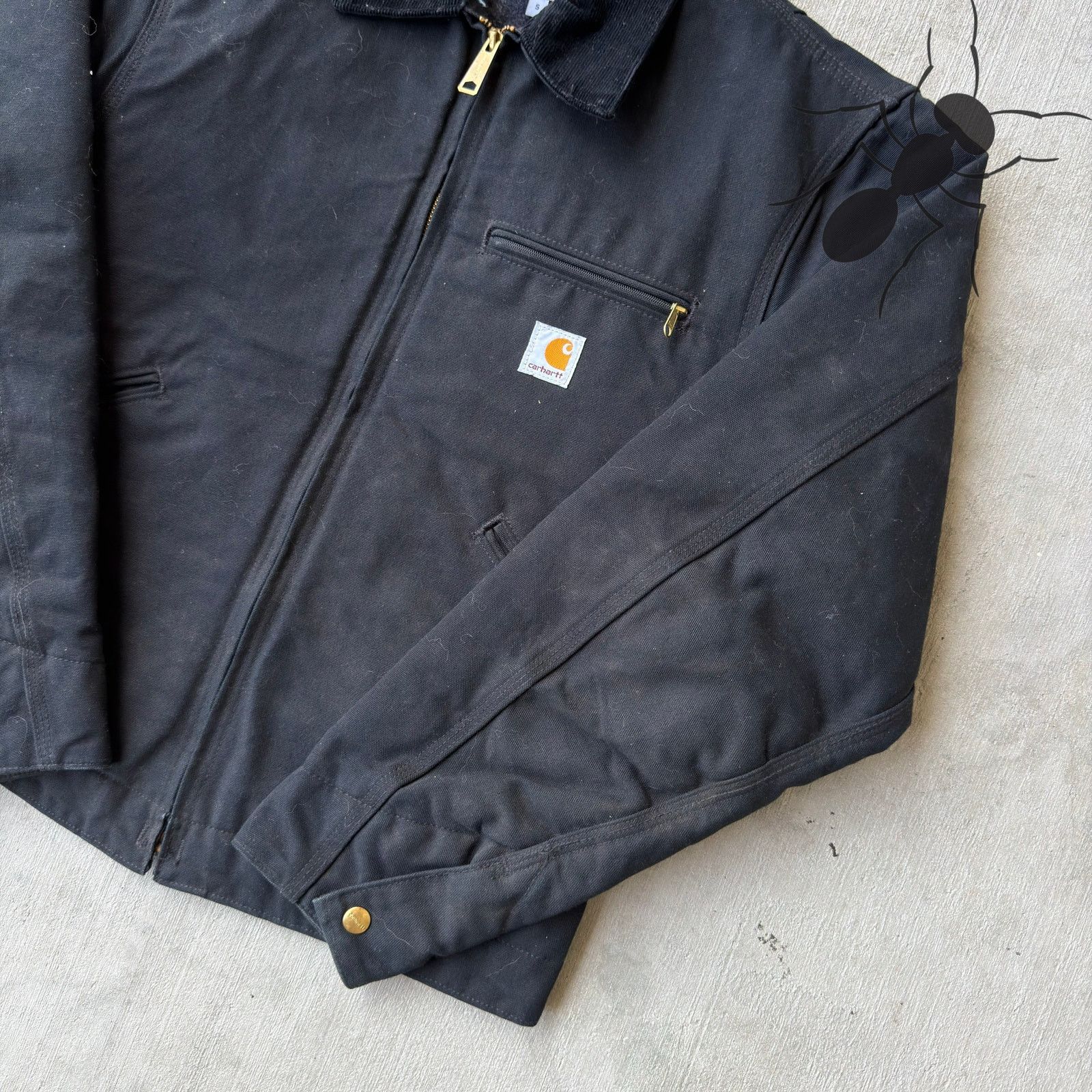 Carhartt × Vintage Carhartt J001 black Detroit work wear jacket Size US S / EU 44-46 / 1 - 4 Thumbnail
