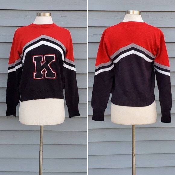 Vintage Vintage 80s Cheerleader Cheerleading K Initial Kappa Sporty Size M / US 6-8 / IT 42-44 - 1 Thumbnail