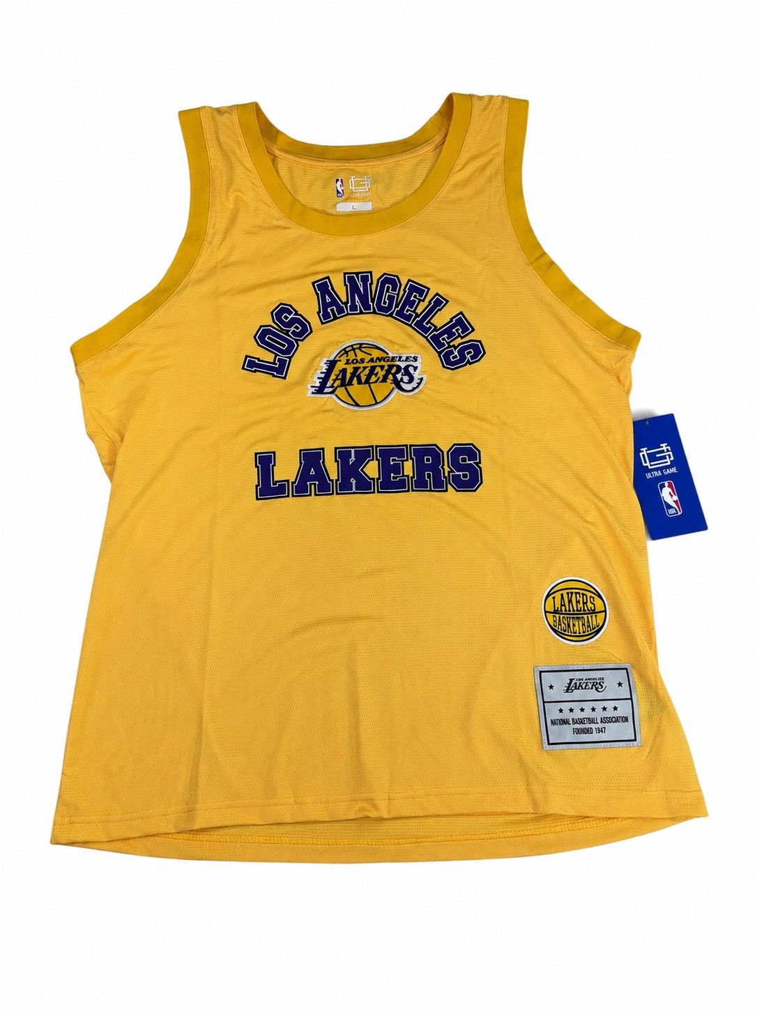 Other NBA Los Angeles Lakers Mesh Tank Top Yellow Size L NWT Y2K Size US L / EU 52-54 / 3 - 2 Thumbnail