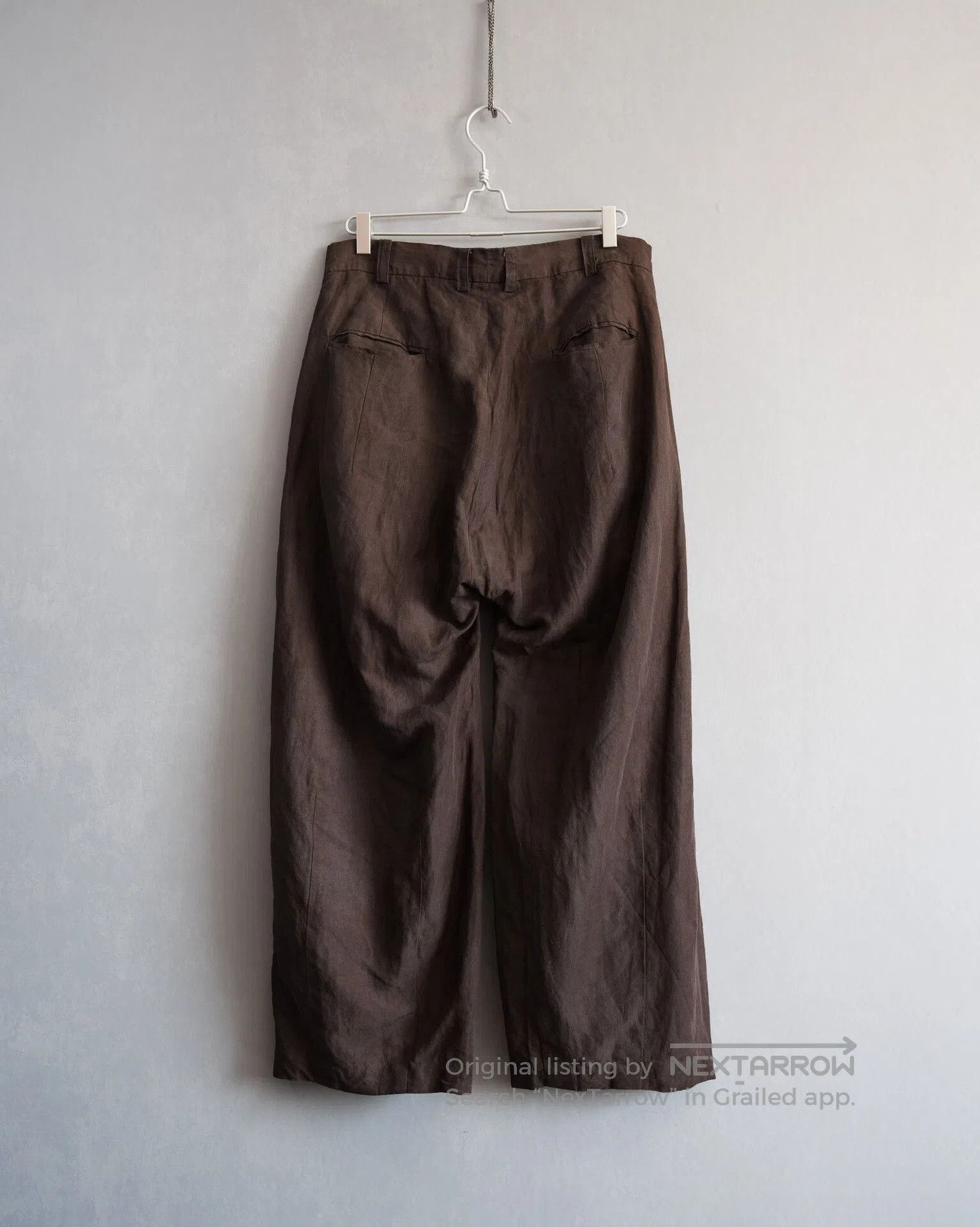 Geoffrey B. Small Geoffrey b.small 22SS Silk-Cotton Wide-Leg Pants. Size 26" / US 2 / IT 38 - 2 Thumbnail