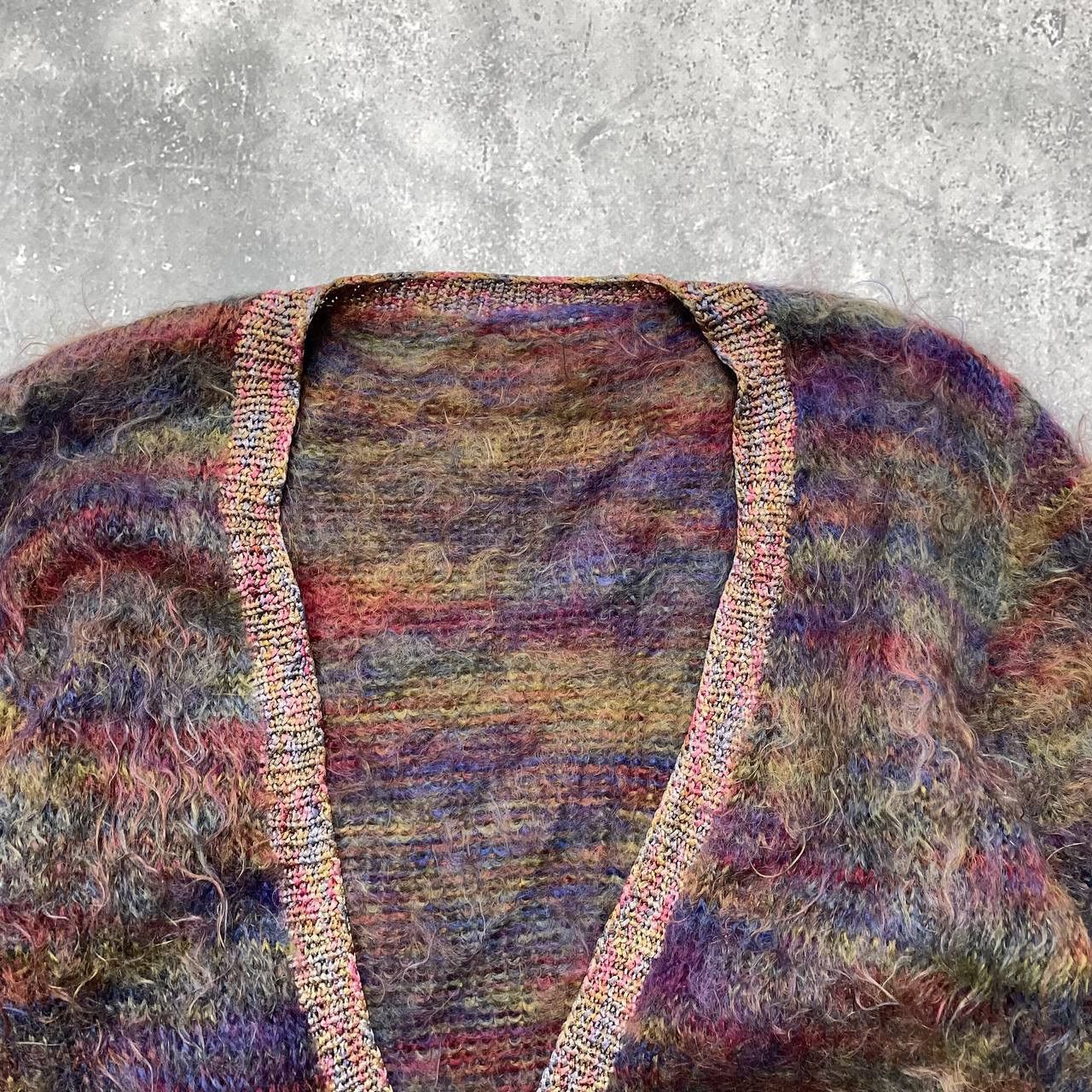 Vintage Vintage 90s Cardigan Two Buttons Faux Mohair Women’s Size L Size L / US 10 / IT 46 - 3 Thumbnail