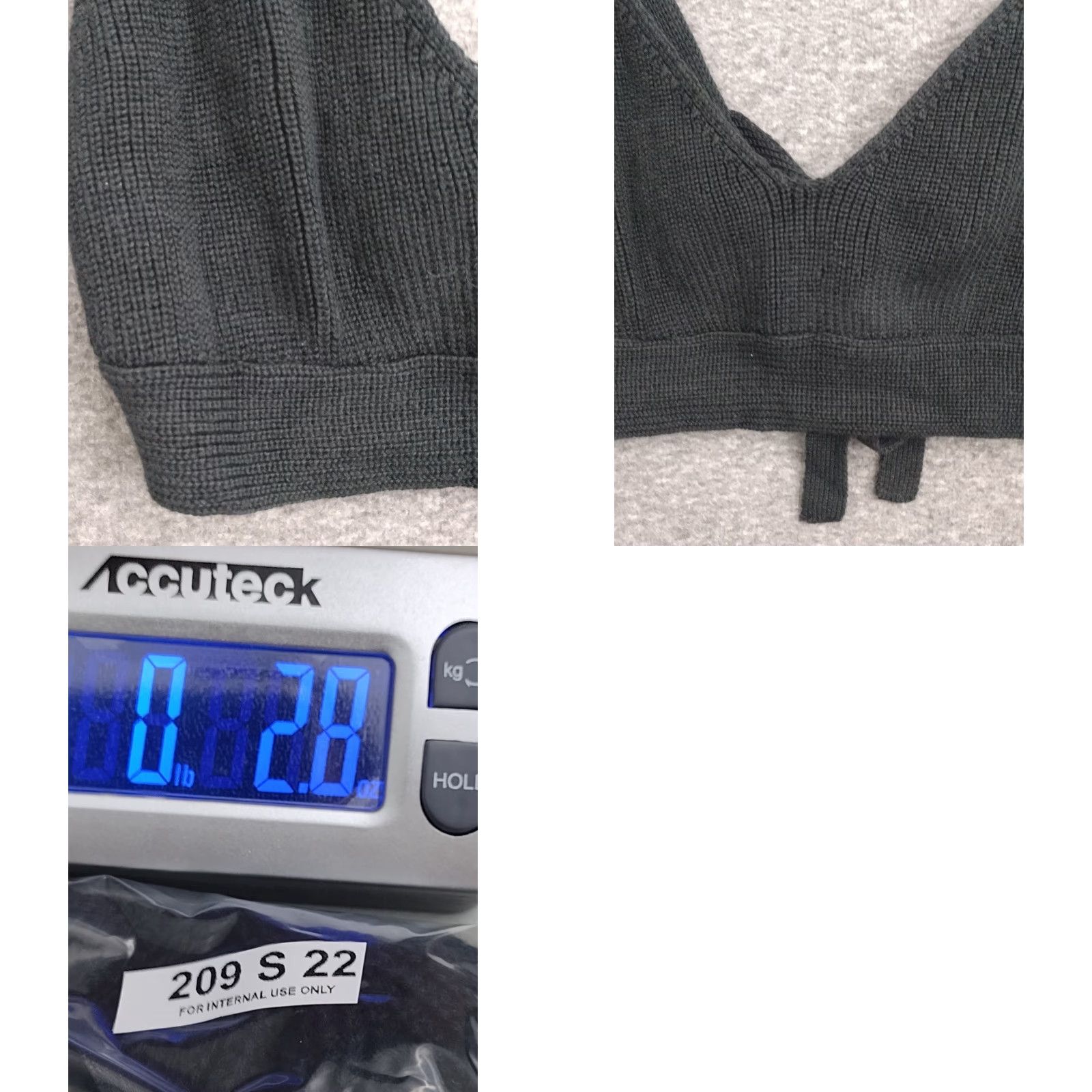 Vintage Wild Fable Tank Top Womens Open Work Cropped Back Tie V-Neck Sleeveless Black XXL Size XXL / US 16-18 / IT 52-54 - 8 Thumbnail