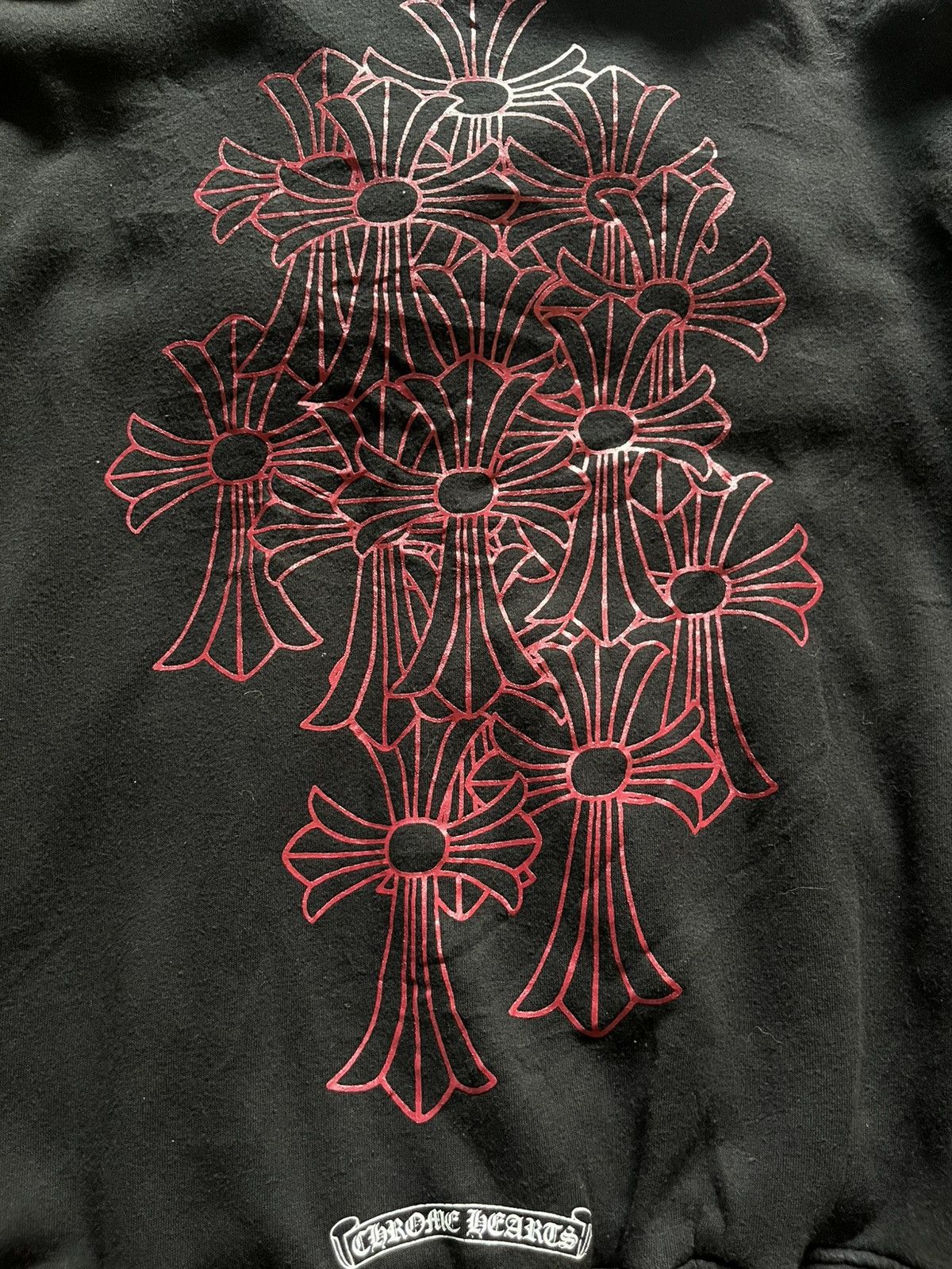 Chrome Hearts Chrome Heart Dagger Red Hoodie Zip Size US M / EU 48-50 / 2 - 11 Thumbnail