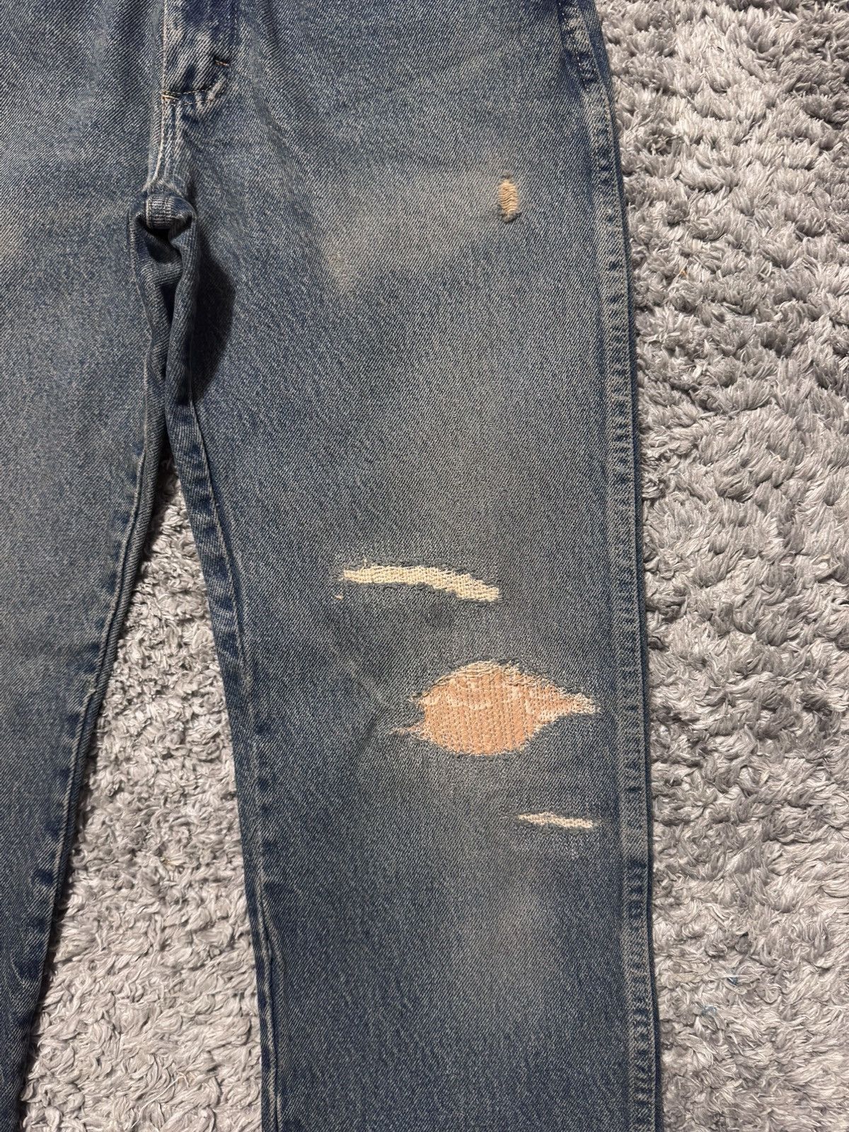 Japanese Brand × Vintage Vintage Distressed Denim Boro Patched 30x31 Jeans Undercover Size US 30 / EU 46 - 2 Thumbnail