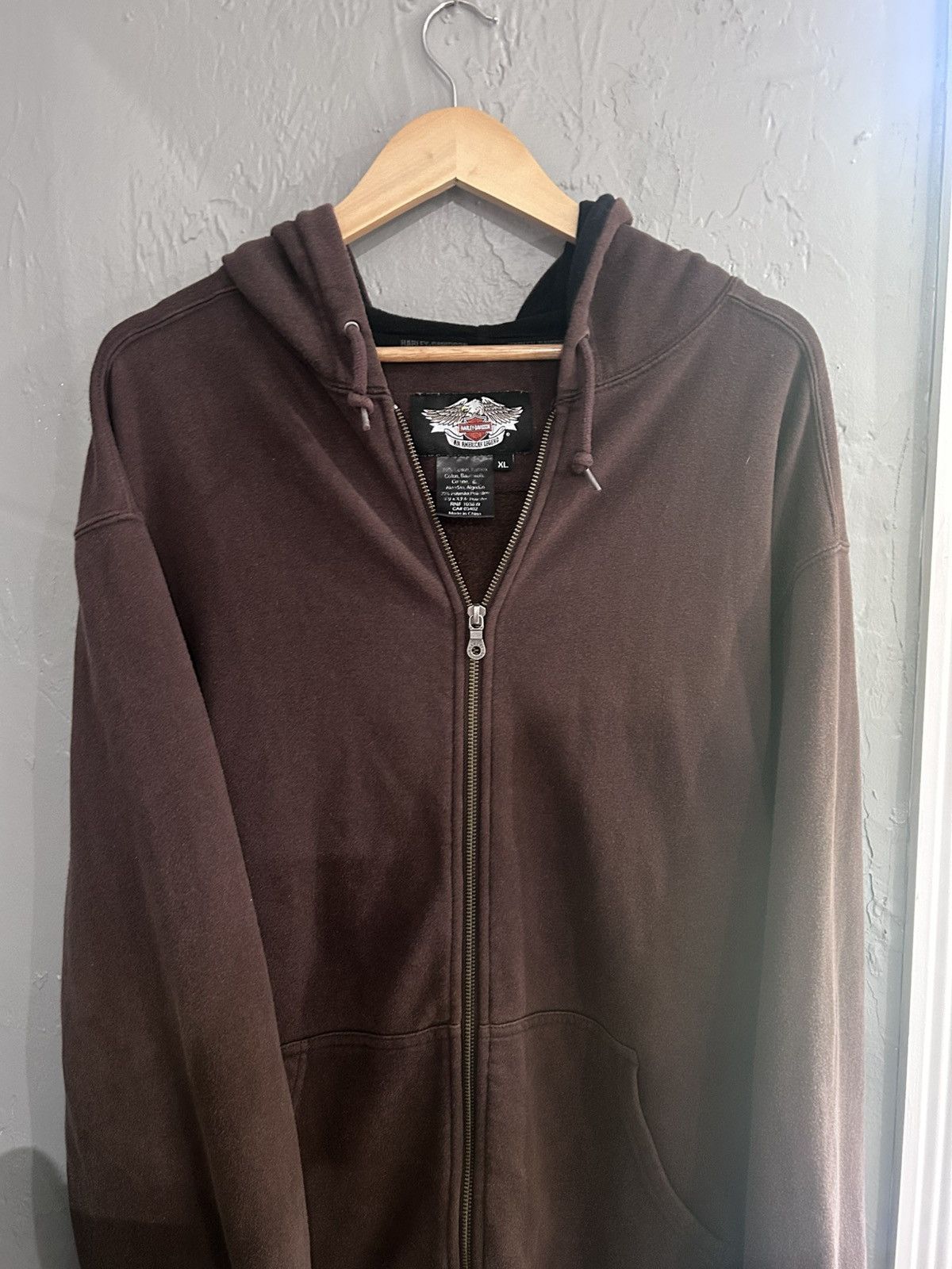 Vintage Vintage Harley Davidson Zip Up Size US XL / EU 56 / 4 - 5 Thumbnail