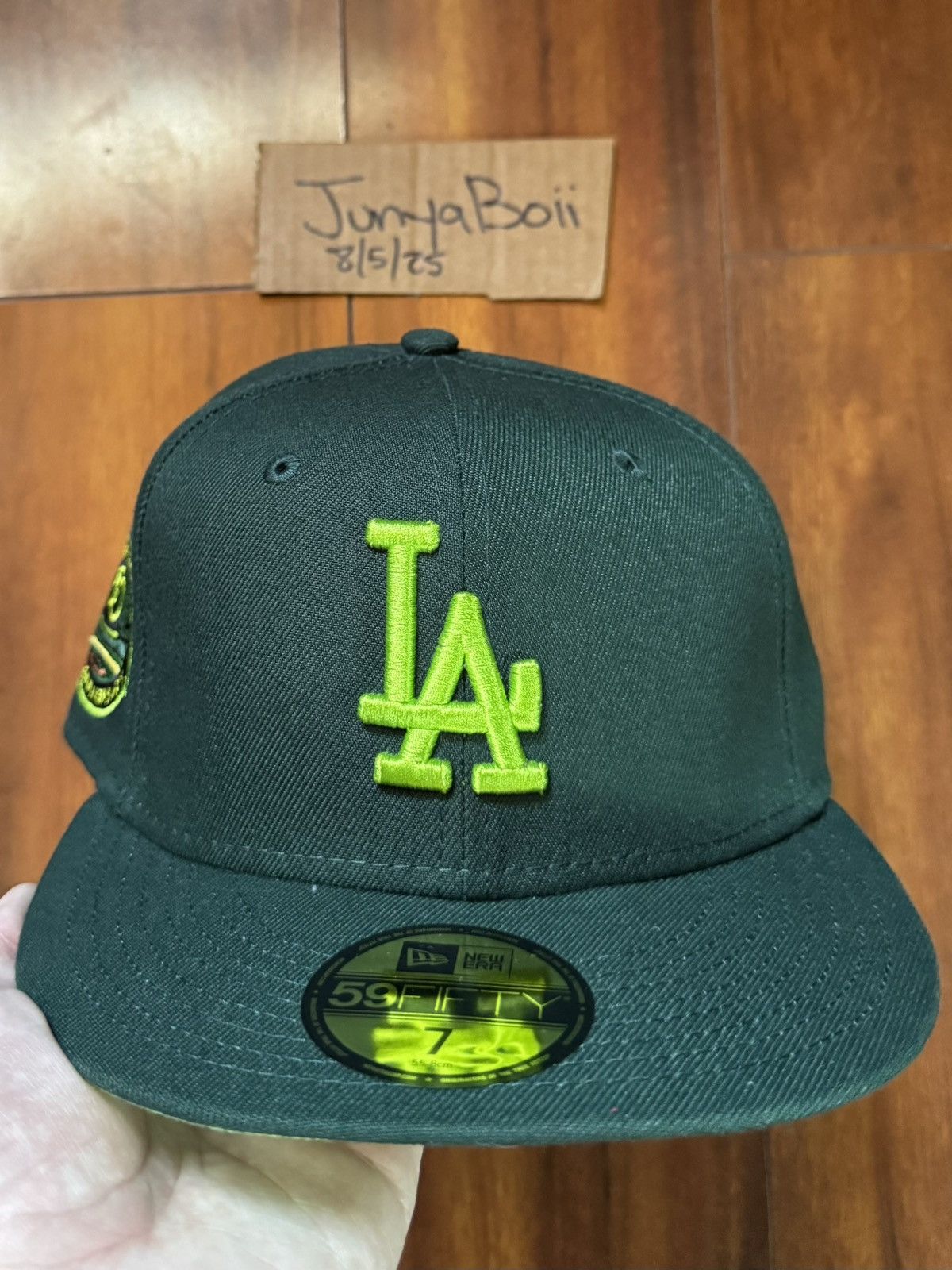 Hat Club Size 7 LA Dodgers 50th Anniversary Patch Crocodile Fitted Size ONE SIZE - 2 Thumbnail