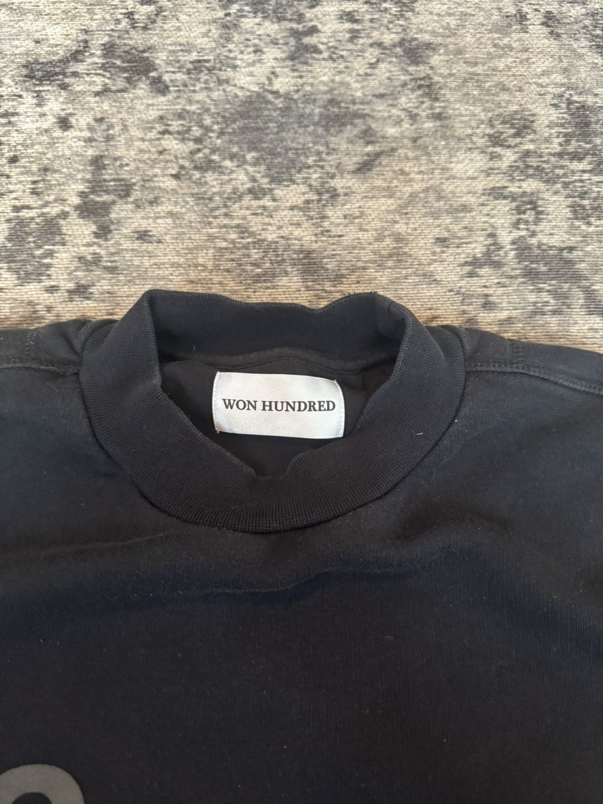 Won Hundred Won Hundred No Violence Sweatshirt - Black - Size M Size US M / EU 48-50 / 2 - 3 Thumbnail