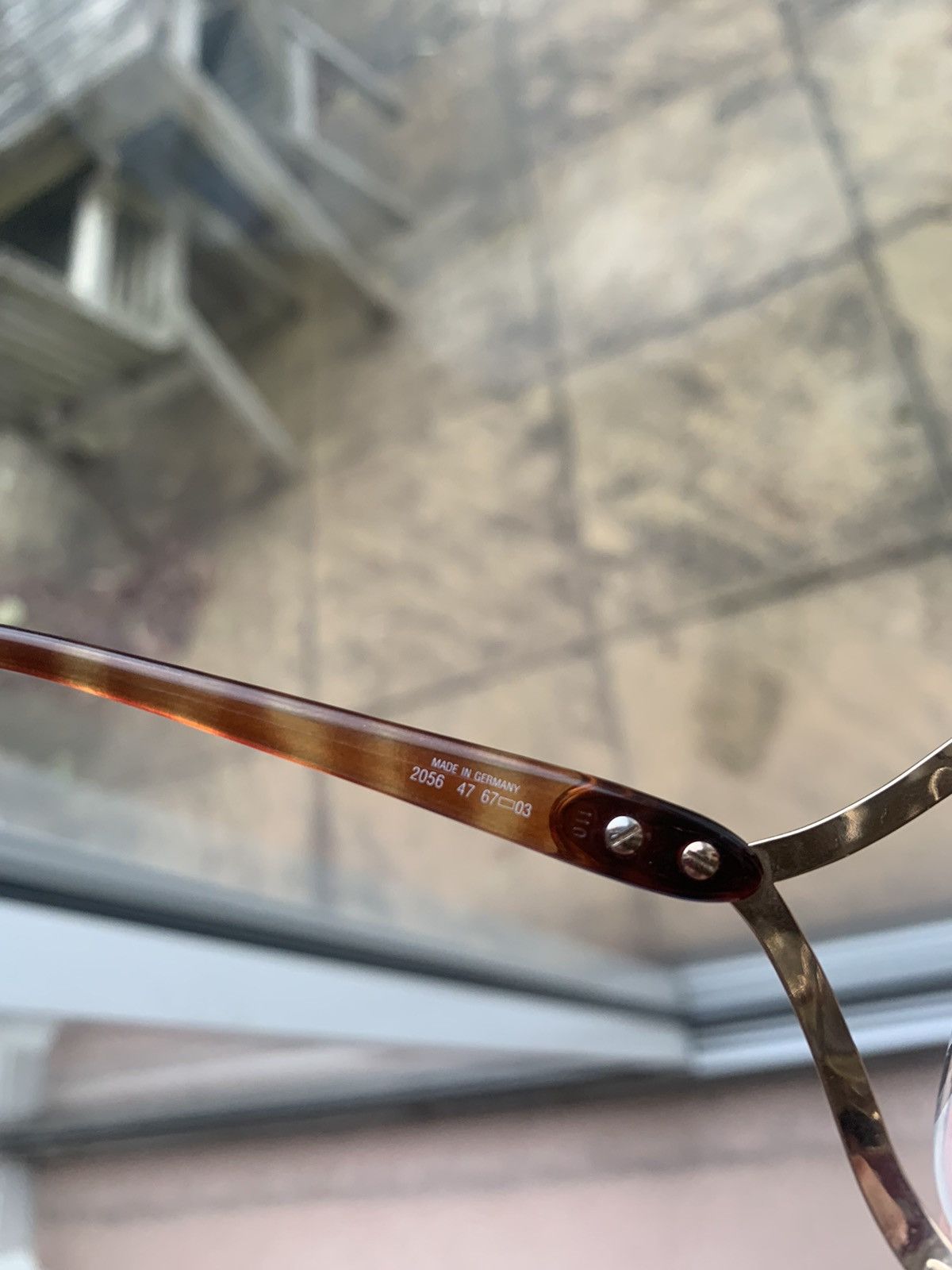 Christian Dior Monsieur × Vintage Rare Christian Dior Vintage Butterfly Sunglasses 2056 Design Size ONE SIZE - 8 Thumbnail