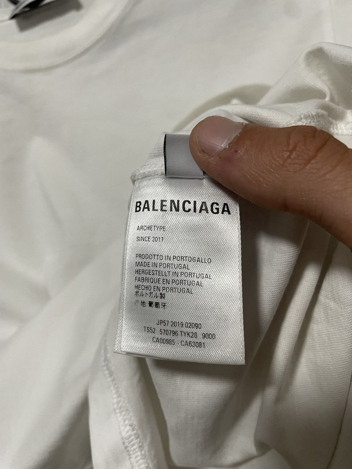 Balenciaga Balenciaga Archetype Logo T Shirt Size US XXS / EU 40 - 13 Thumbnail