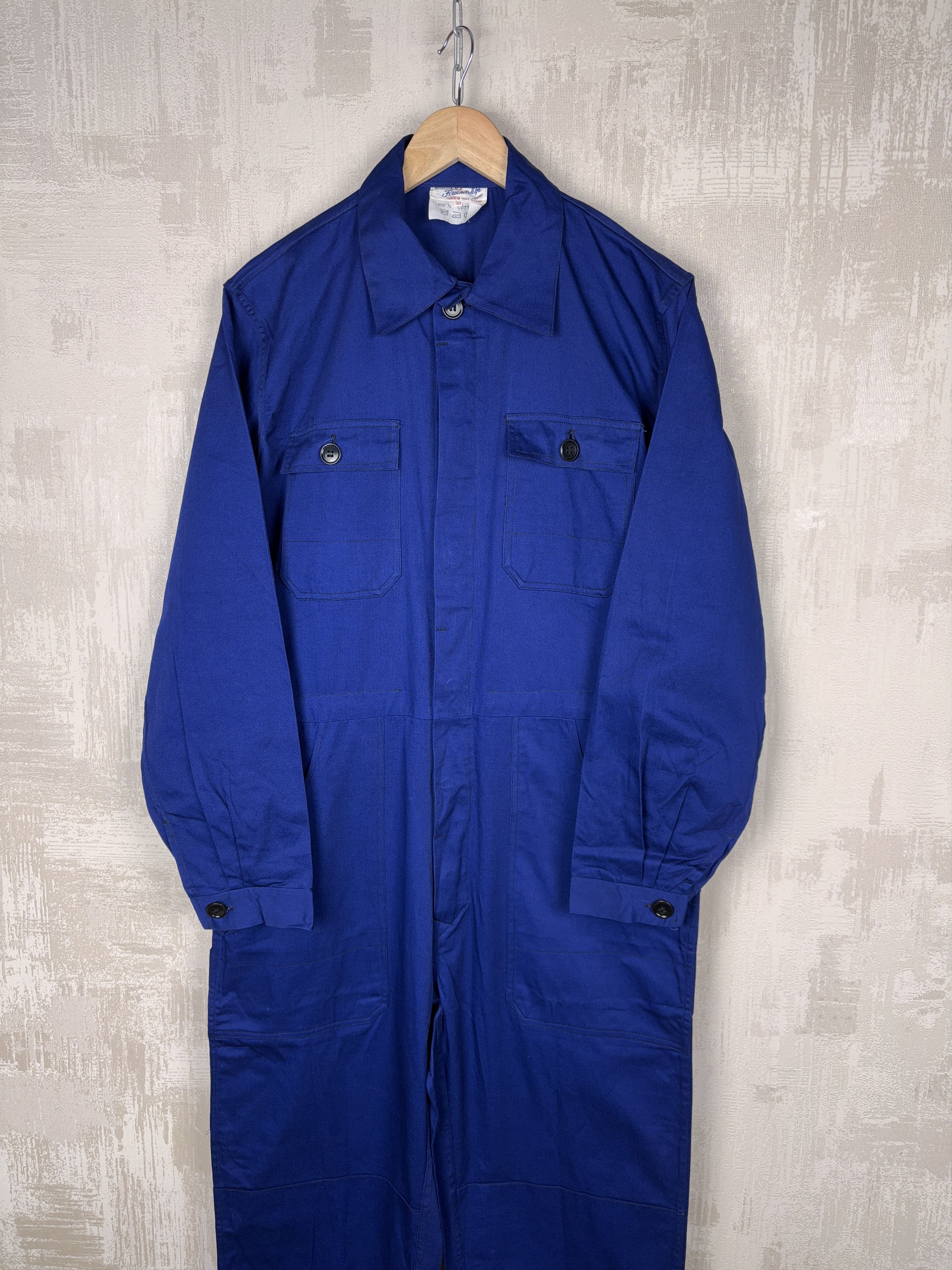 Le Laboureur × Vintage 80s Vintage Friendship French Chinese Work Overalls Workwear Size US M / EU 48-50 / 2 - 12 Thumbnail