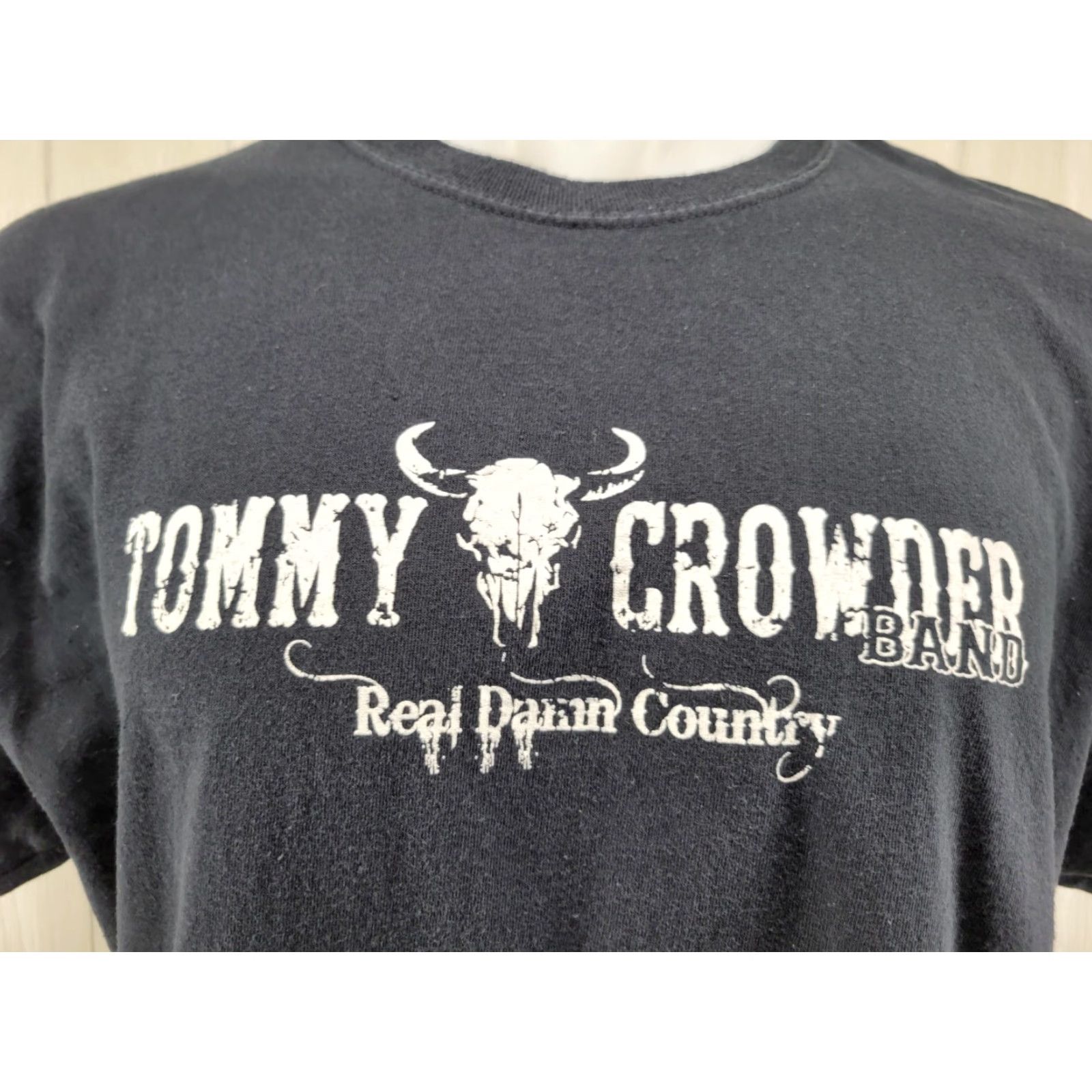 Gildan Tommy Crowder Band River Rat Nation Shirt Men's XL Black T-Shirt Short Sleeve Gildan Regular Fit Size US XL / EU 56 / 4 - 2 Thumbnail