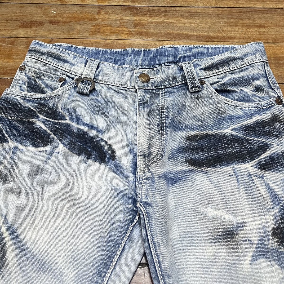 BUFFALO BOBS Rare Vintage Japanese Brand Buffalo Bobs Curve Jeans 2000s Size US 33 - 3 Thumbnail