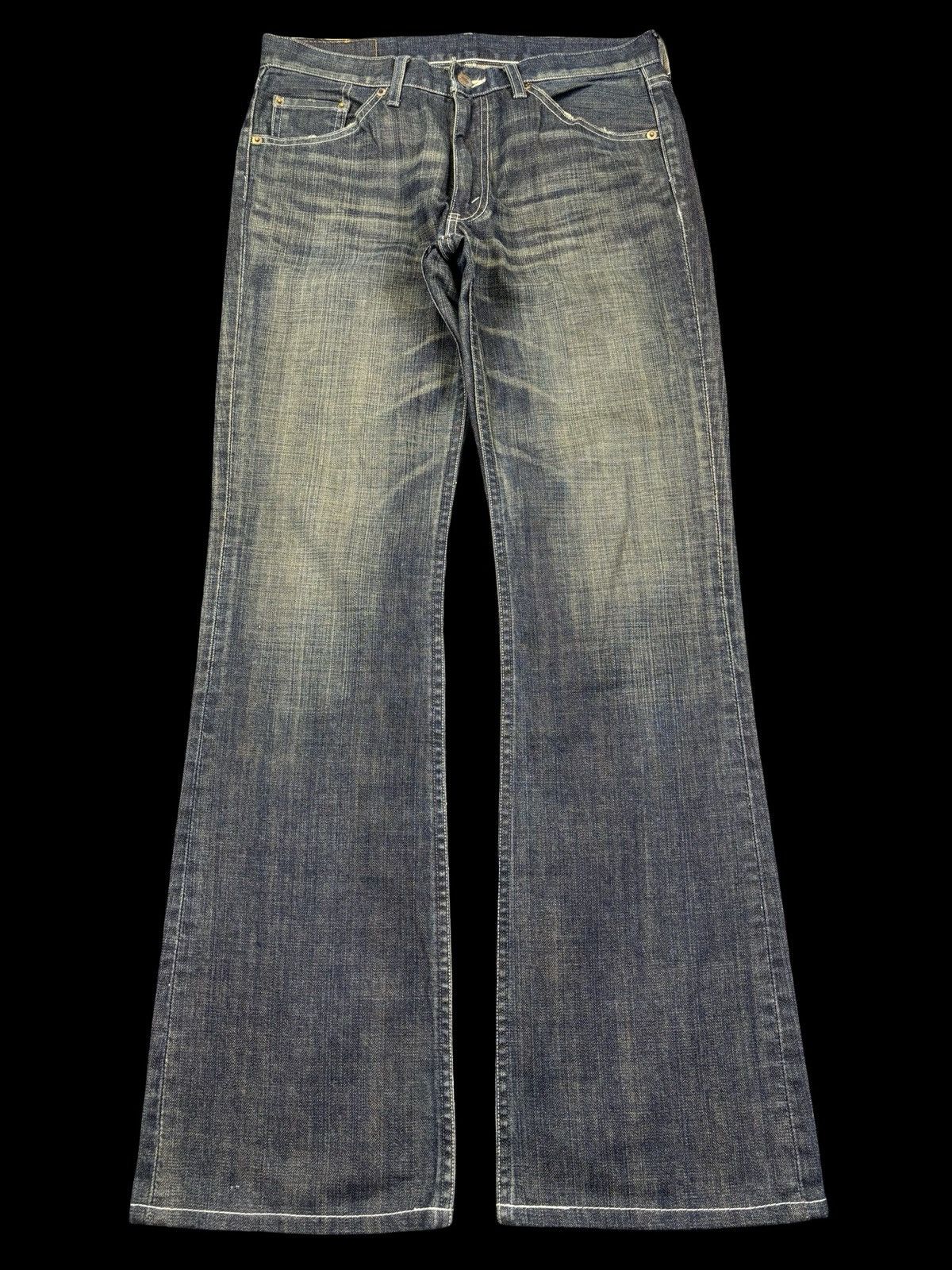 Levi's 💥Rusty Indigo Fades💥Flare Levis 517 Minimalist Denim F969 Size US 31 - 1 Thumbnail