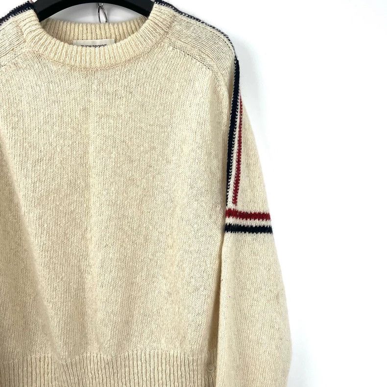 Thom Browne Thom browne Knitted sweater with arm stripe 2503-Nextarrow Size US XS / EU 42 / 0 - 4 Thumbnail