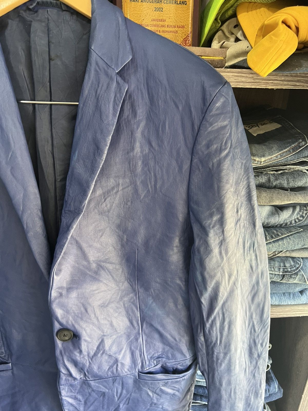 Calvin Klein 🔥Blue Calvin Klein Blazer Size 38R - 6 Thumbnail