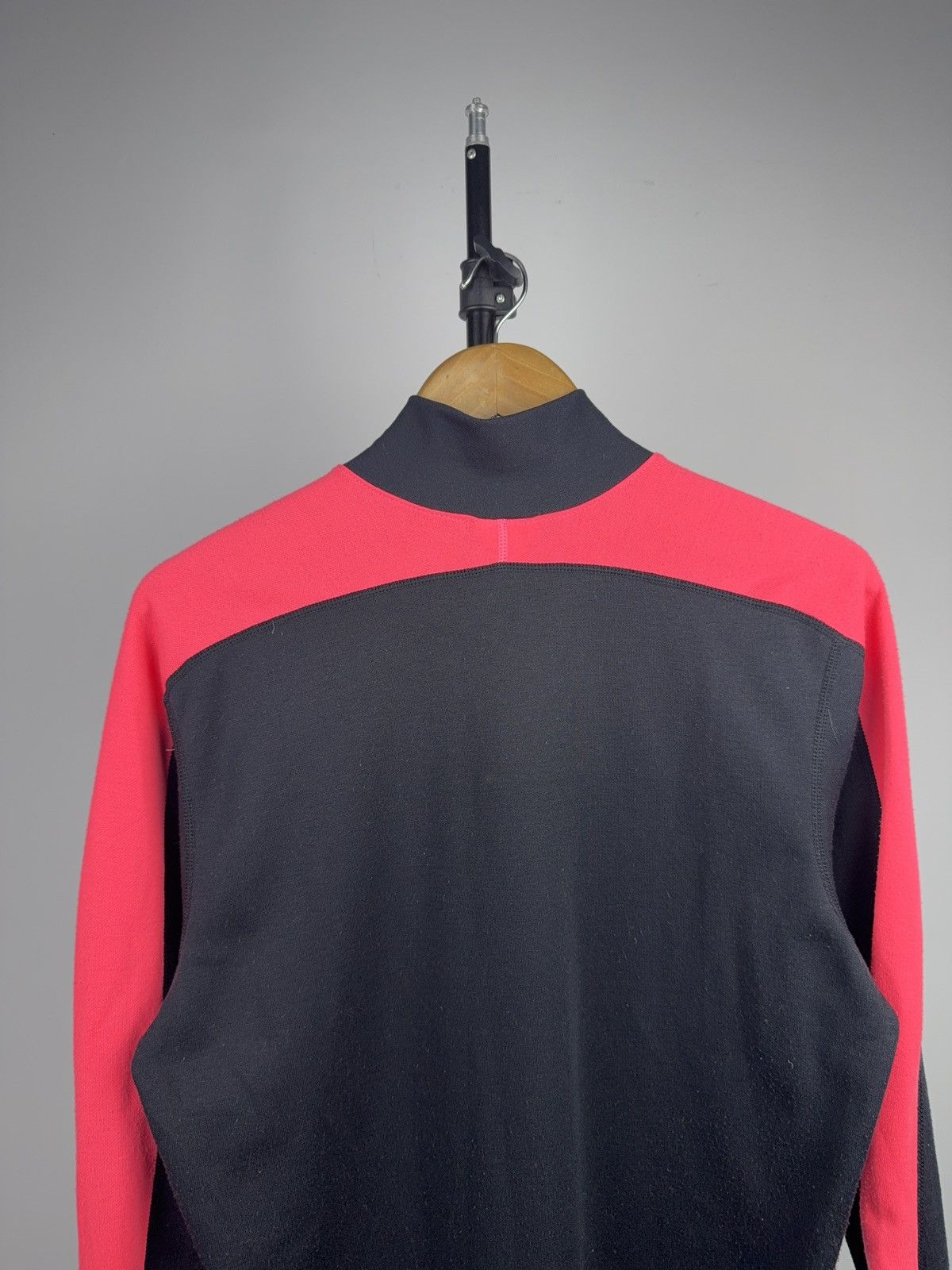 Nike 90s Vintage Nike Track Quarter Zip Reflective Pullover Y2K Size L / US 10 / IT 46 - 12 Thumbnail