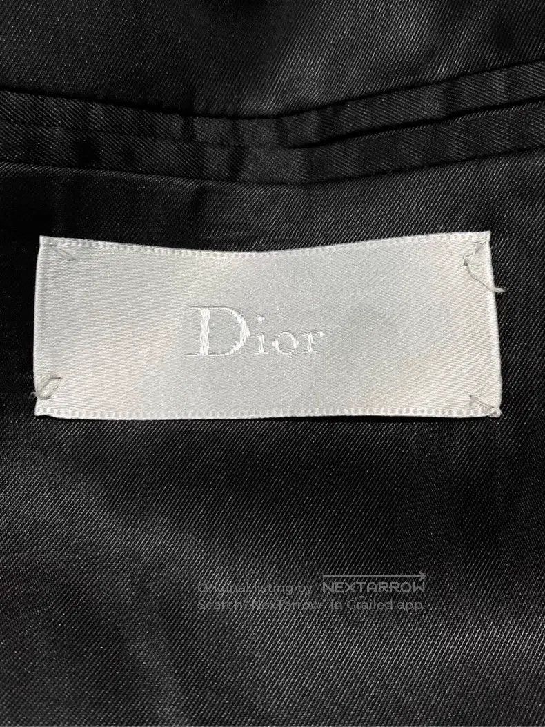 Dior Dior Black and gray colour-blocked wool lapel suit jacket Size US L / EU 52-54 / 3 - 5 Thumbnail