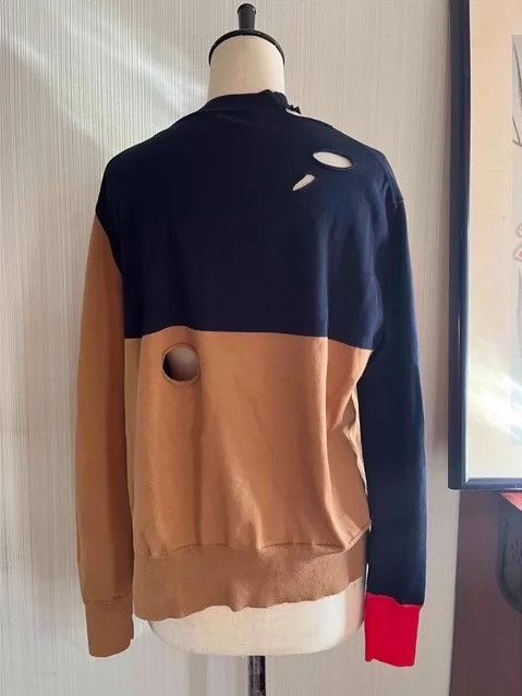 Vivienne Westwood Vivienne Westwood Cutout Hole Knit Top Colorblock Size XS / US 0-2 / IT 36-38 - 3 Thumbnail