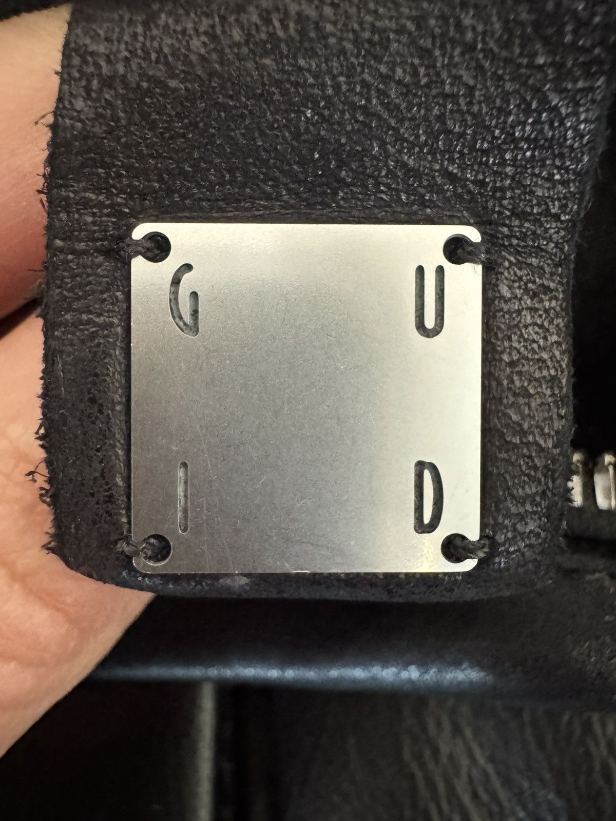 Guidi Guidi Q10 Black Horse Leather Designer Shoulder Belt Bag Size ONE SIZE - 4 Thumbnail