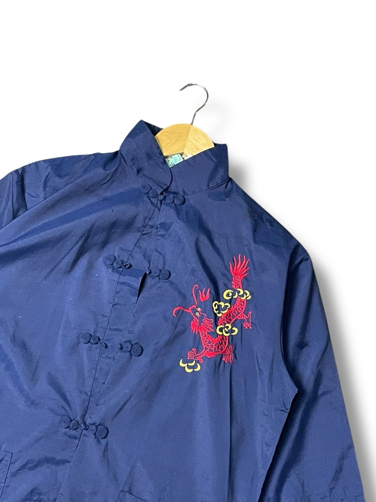 Japanese Brand × Vintage Vintage Health Brand Dragon Embroidered Tang Suit (83) Size US M / EU 48-50 / 2 - 2 Thumbnail