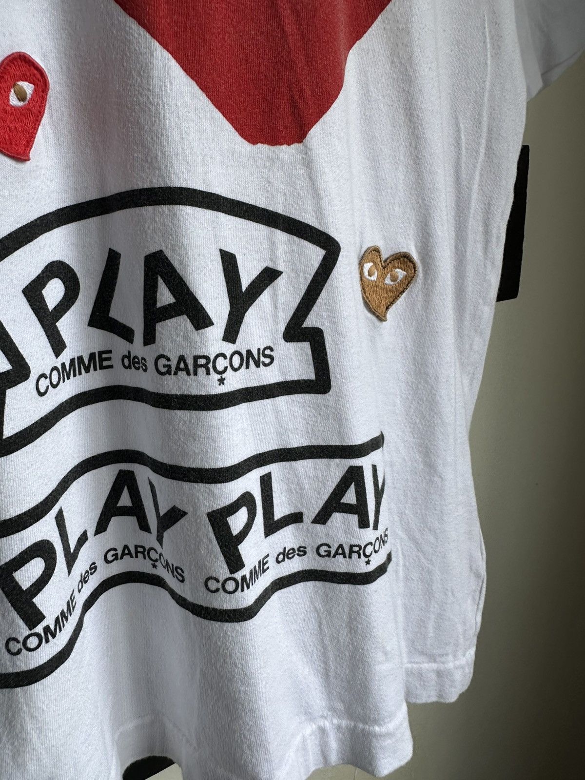 CDG by Comme des Garcons CDG Play Tshirt Size US XS / EU 42 / 0 - 4 Thumbnail