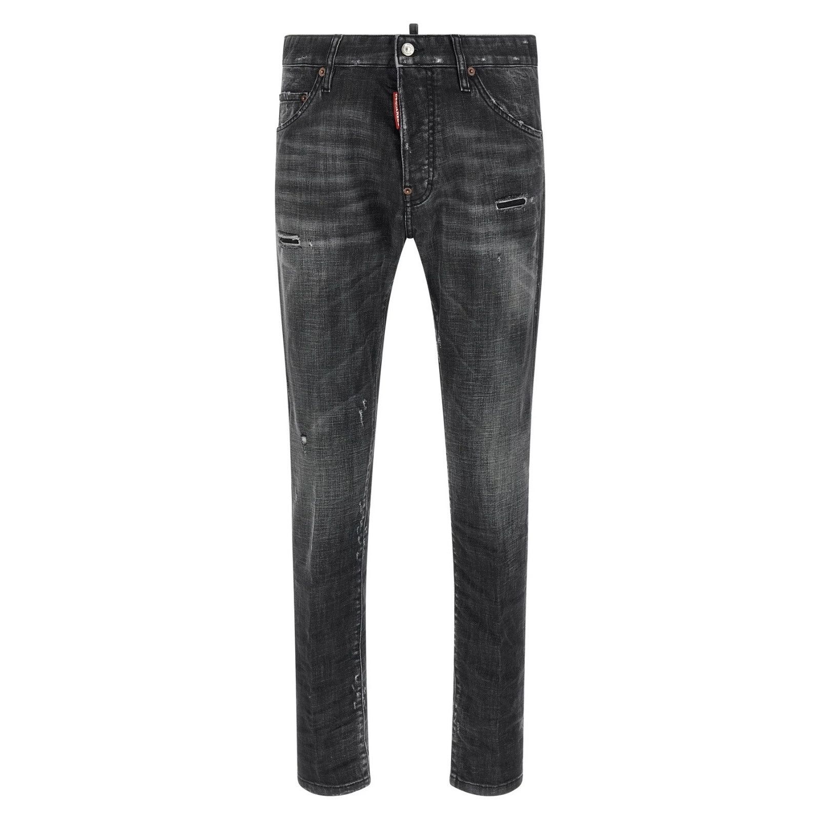 Dsquared2 DSQUARED2 Teddy Black Jeans New & Authentic (Men's size:US 3 Size US 30 / EU 46 - 1 Thumbnail