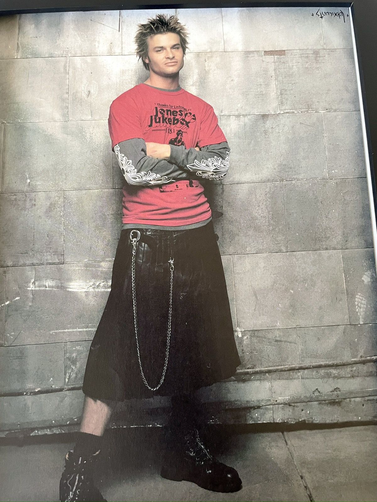 Chrome Hearts × Vintage Chrome Hearts Poster framed 9x11 Size ONE SIZE - 2 Thumbnail