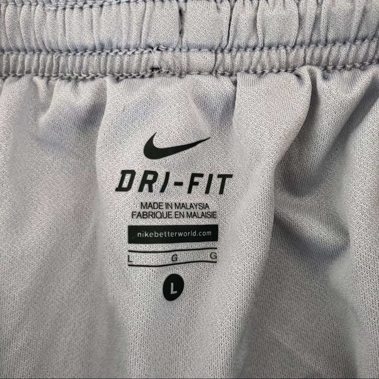 Nike Nike Dri Fit Black Lined Shorts Sz L Size 34" / US 12 / IT 48 - 6 Thumbnail