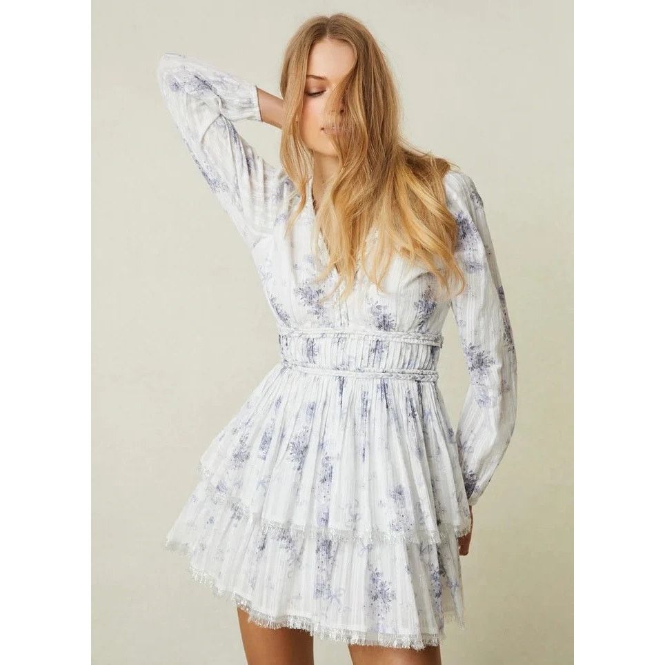LoveShackFancy LoveShakeFancy Ling Sleeve Finch Mini Dress sz 0 Size XS / US 0-2 / IT 36-38 - 1 Thumbnail
