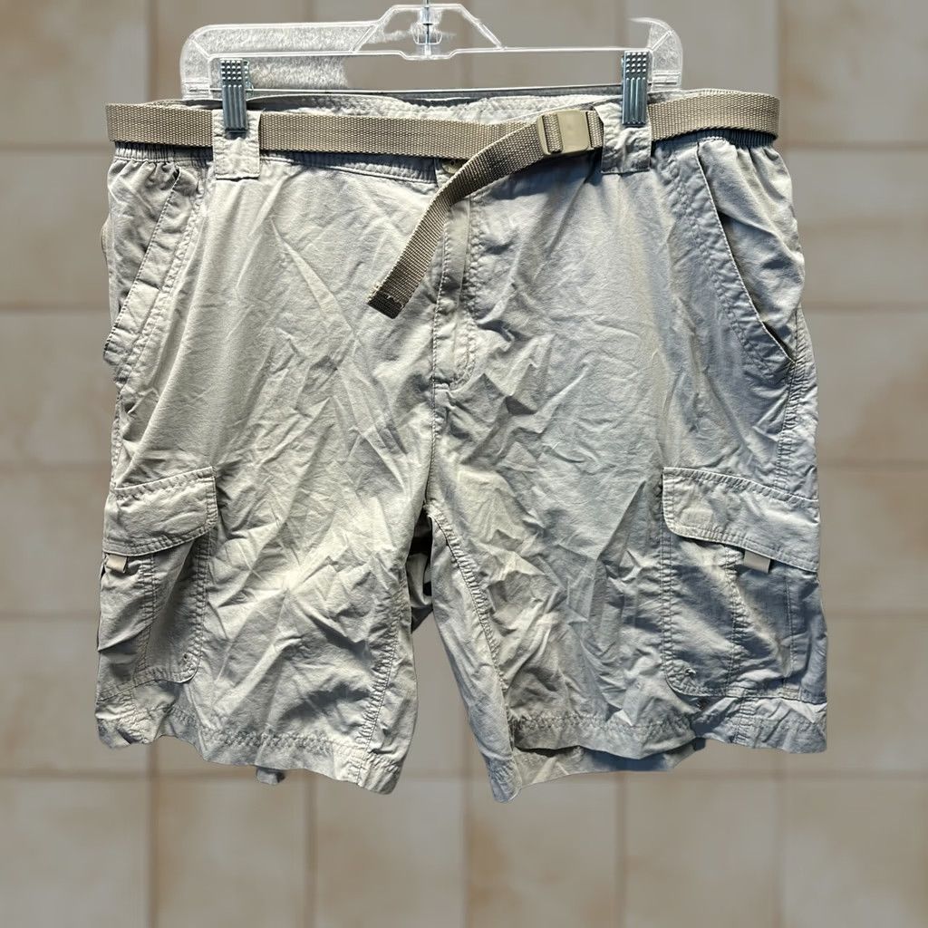 Vintage Columbia Shorts Cargo Outdoor Nylon Gray XXL XL? Size US 36 / EU 52 - 1 Thumbnail