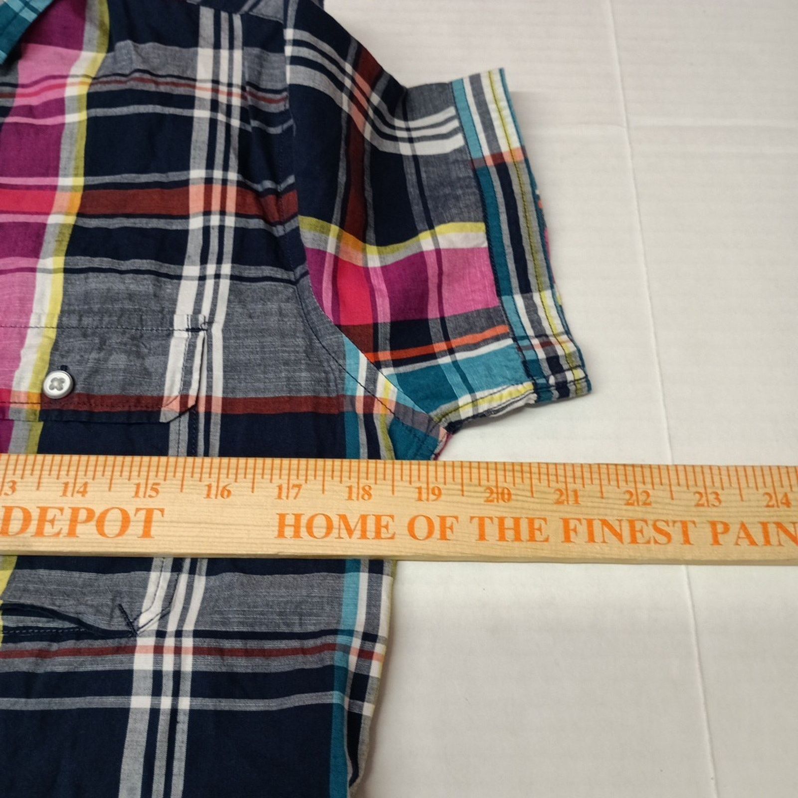 Express Express Shirt Men's S Multicolor Fitted Button Up Pockets Size US S / EU 44-46 / 1 - 4 Thumbnail